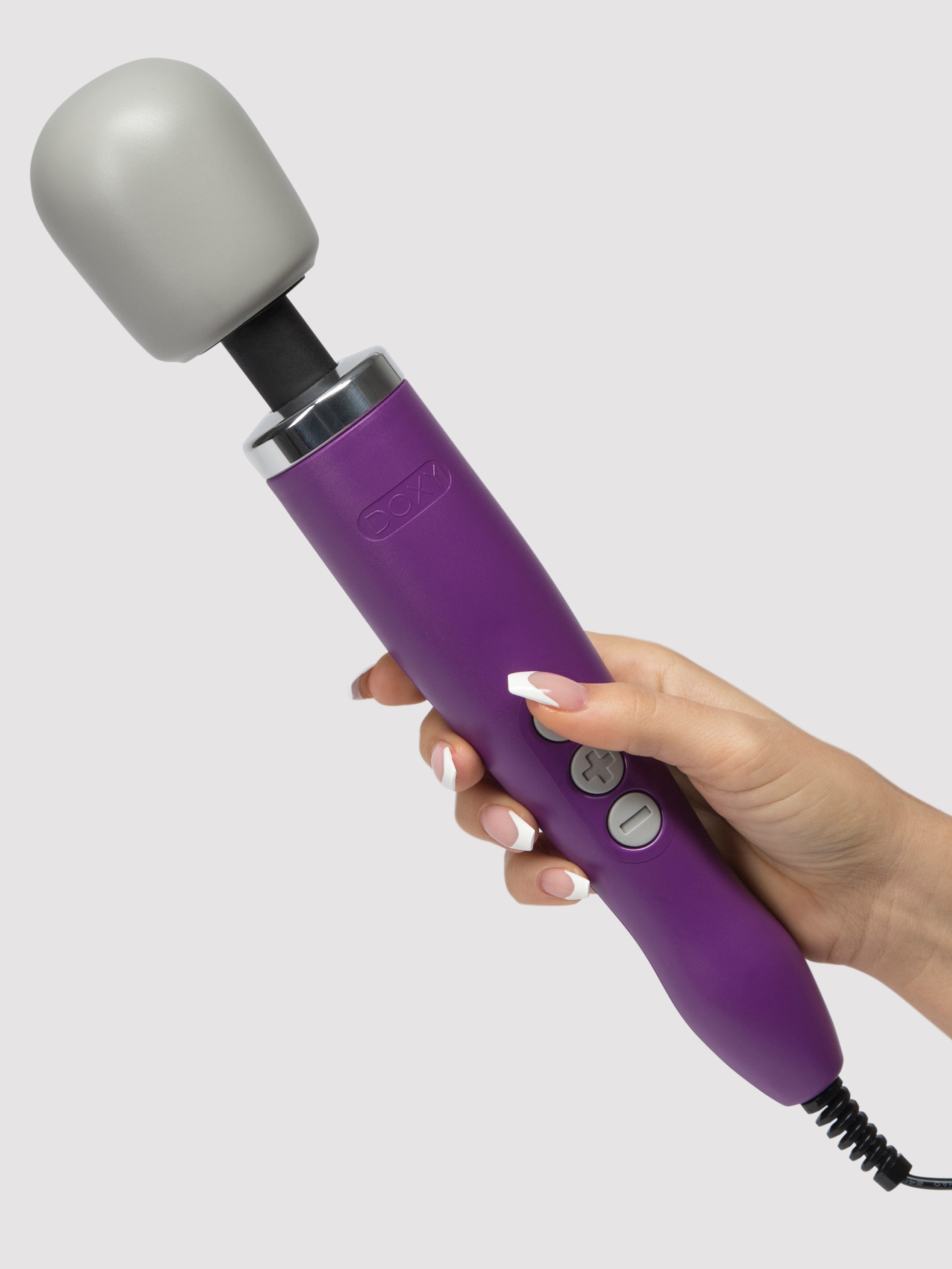 Doxy Extra Powerful Wand Massager , Purple, hi-res