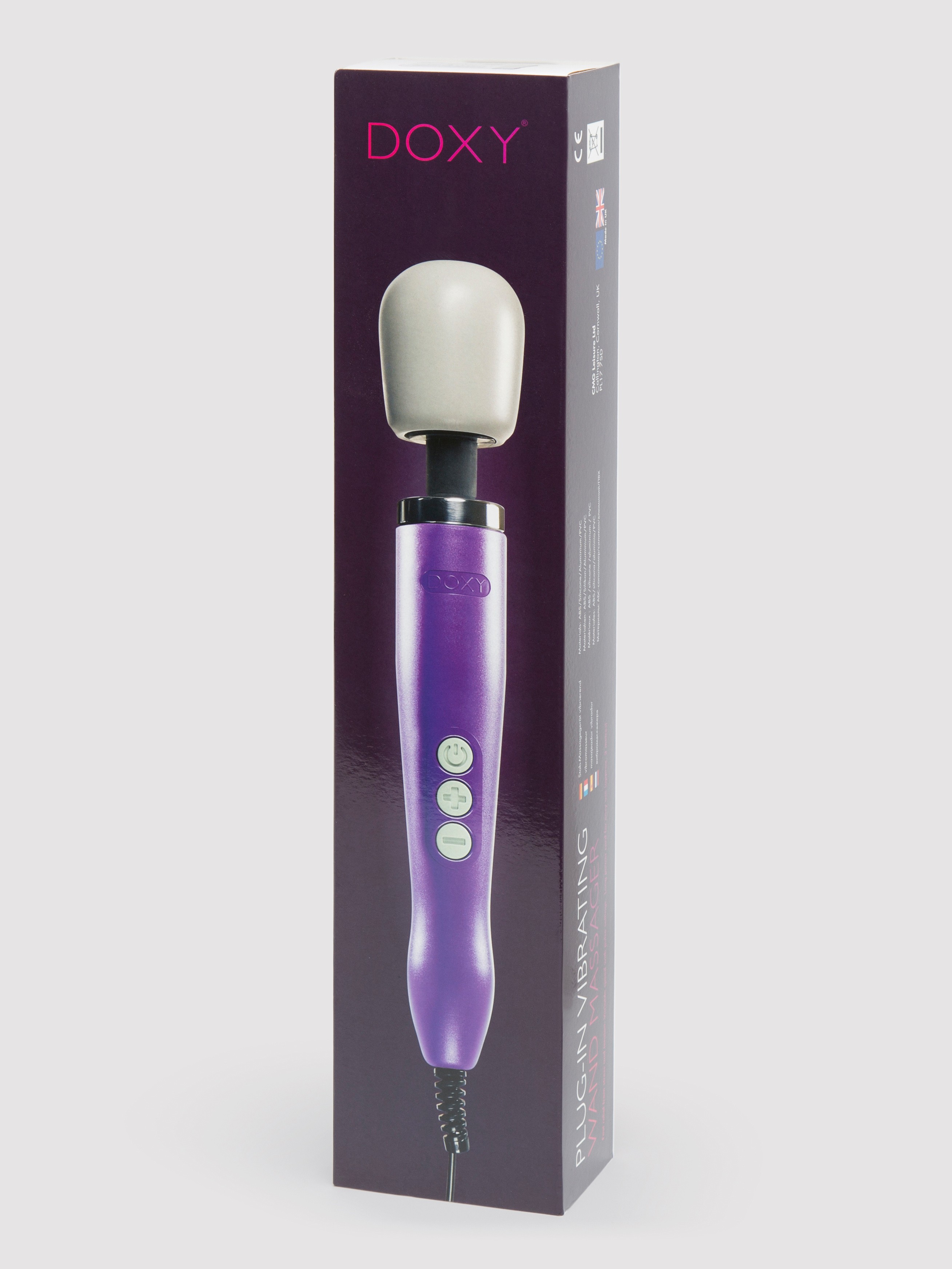 Doxy Extra Powerful Wand Massager , Purple, hi-res