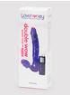 Lovehoney Double Wow Strapless Strap-On Dildo Vibrator 7 Inch, Purple, hi-res