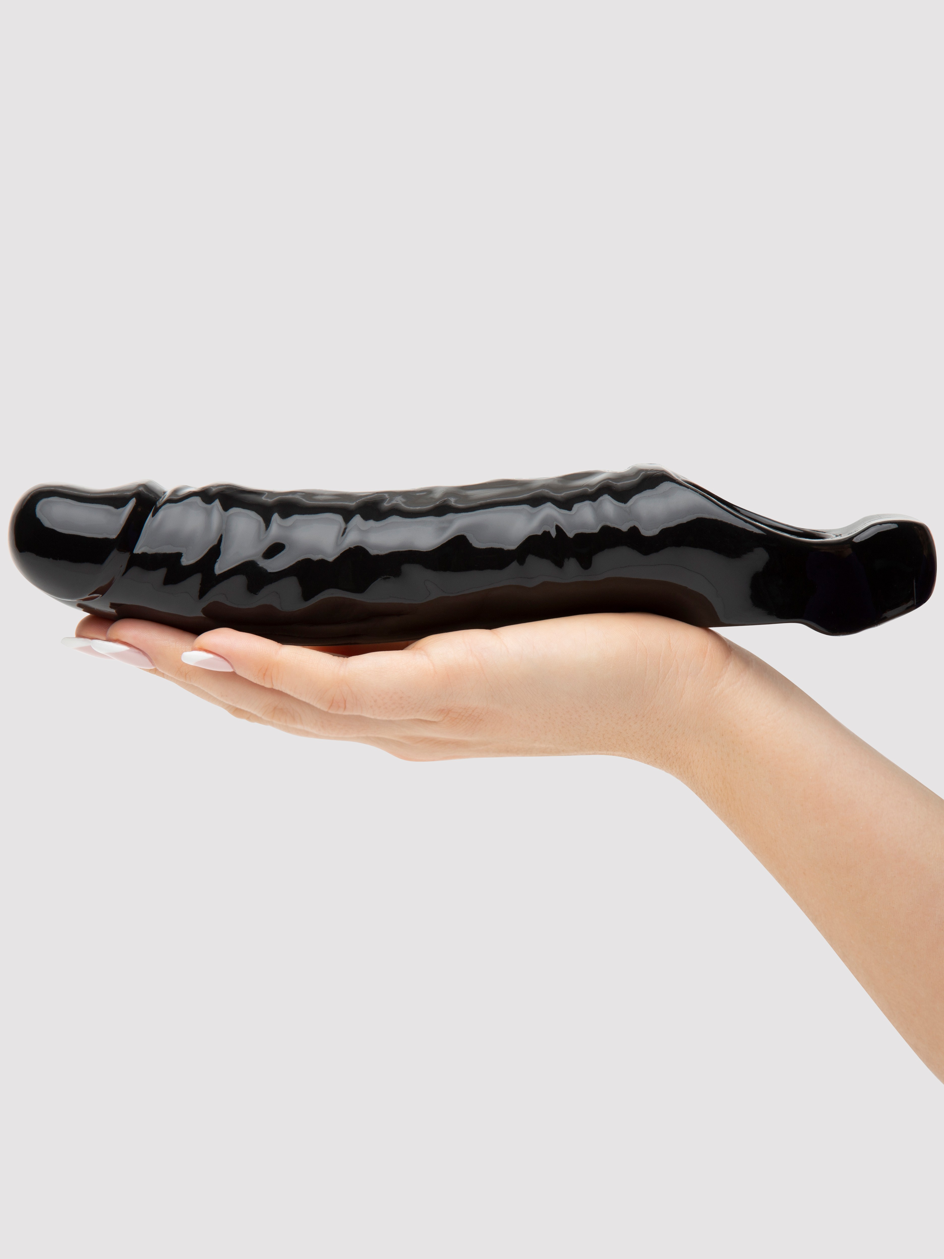 Lovehoney Mega Mighty 3 Extra Inches Penis Extender with Ball Loop, Black, hi-res