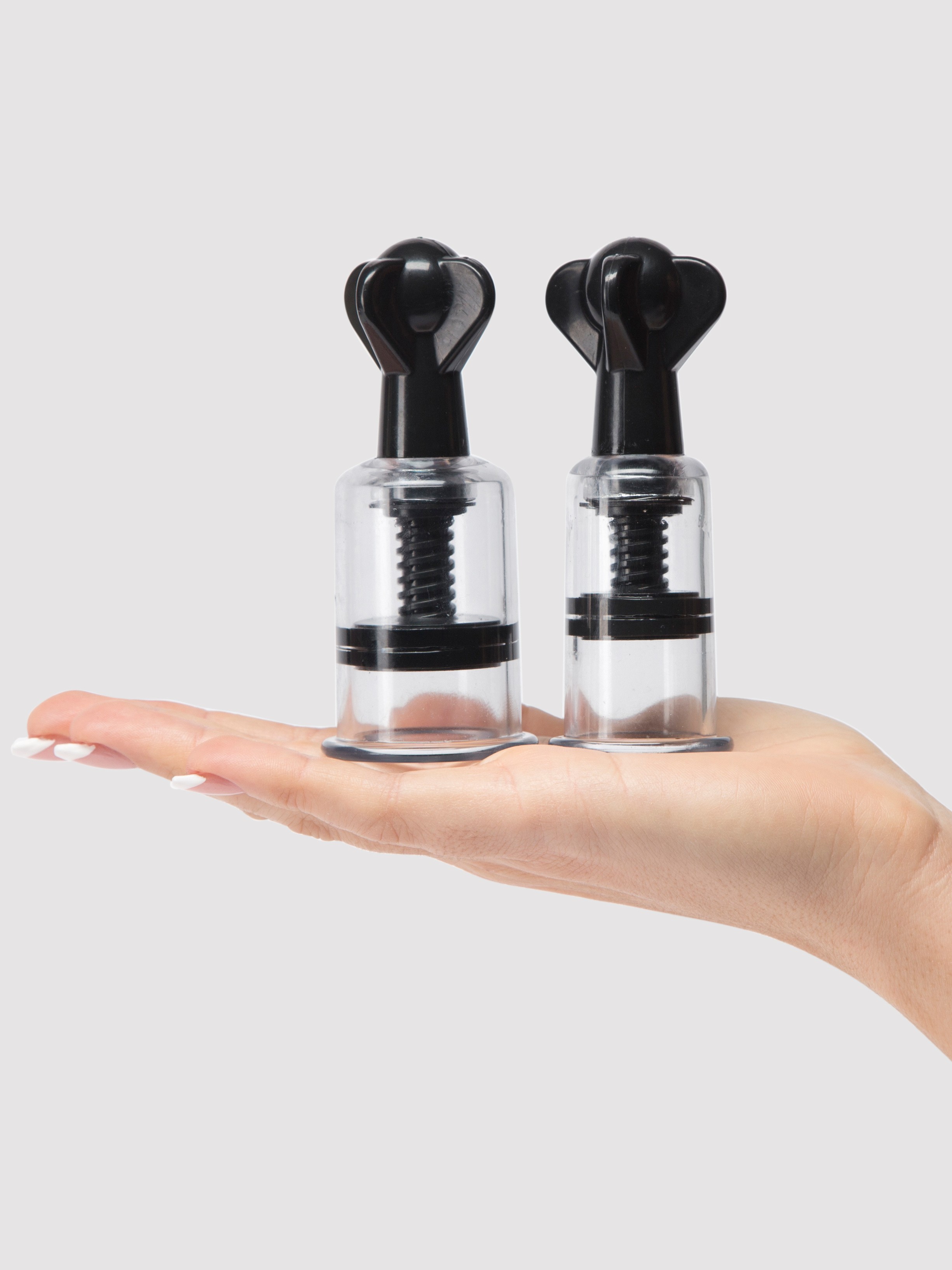 DOMINIX Deluxe Nipple and Clit Triple Sucker Set, Black, hi-res