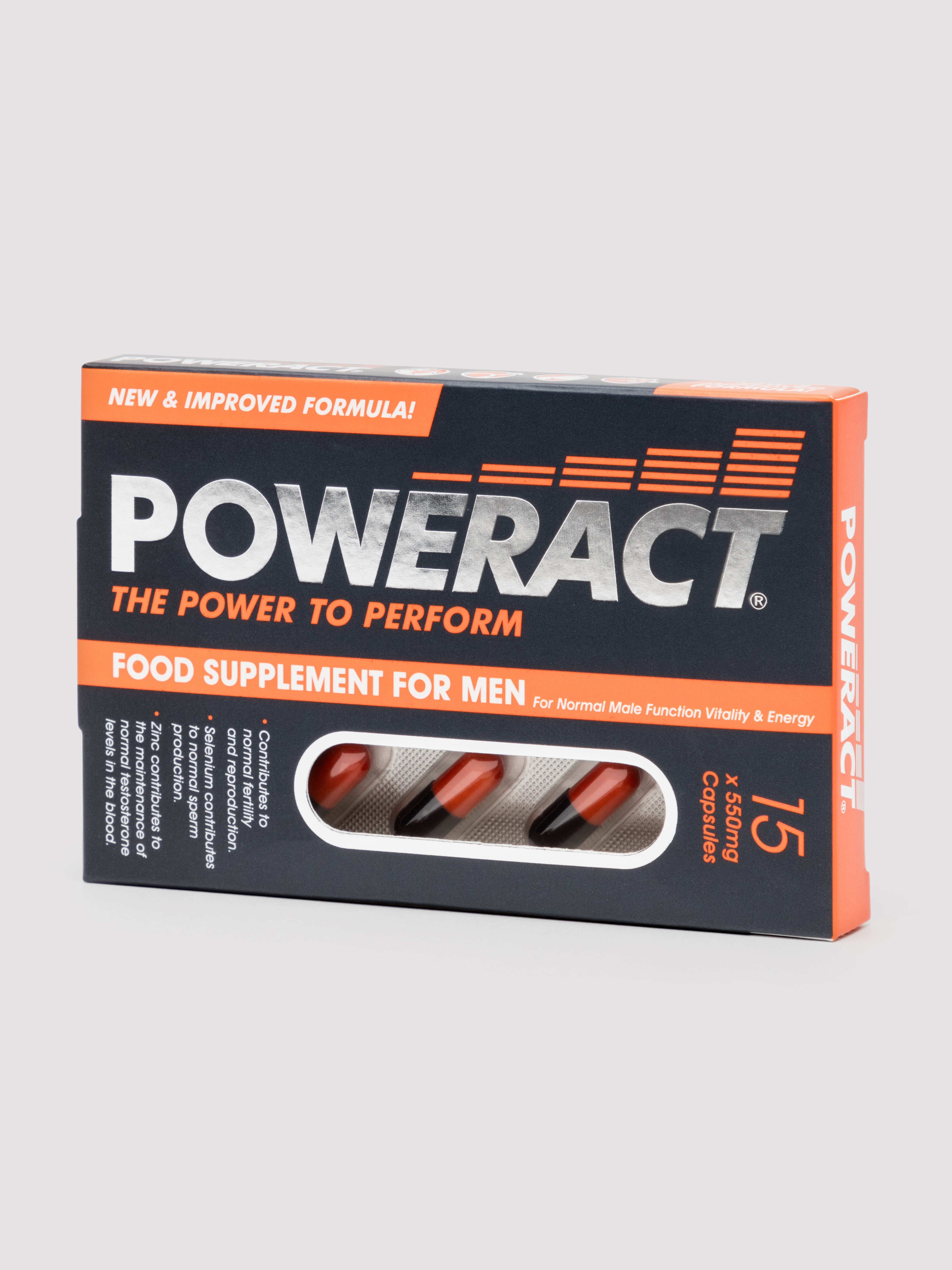 Skins Poweract Performance Capsules for Men (15 Capsules), , hi-res