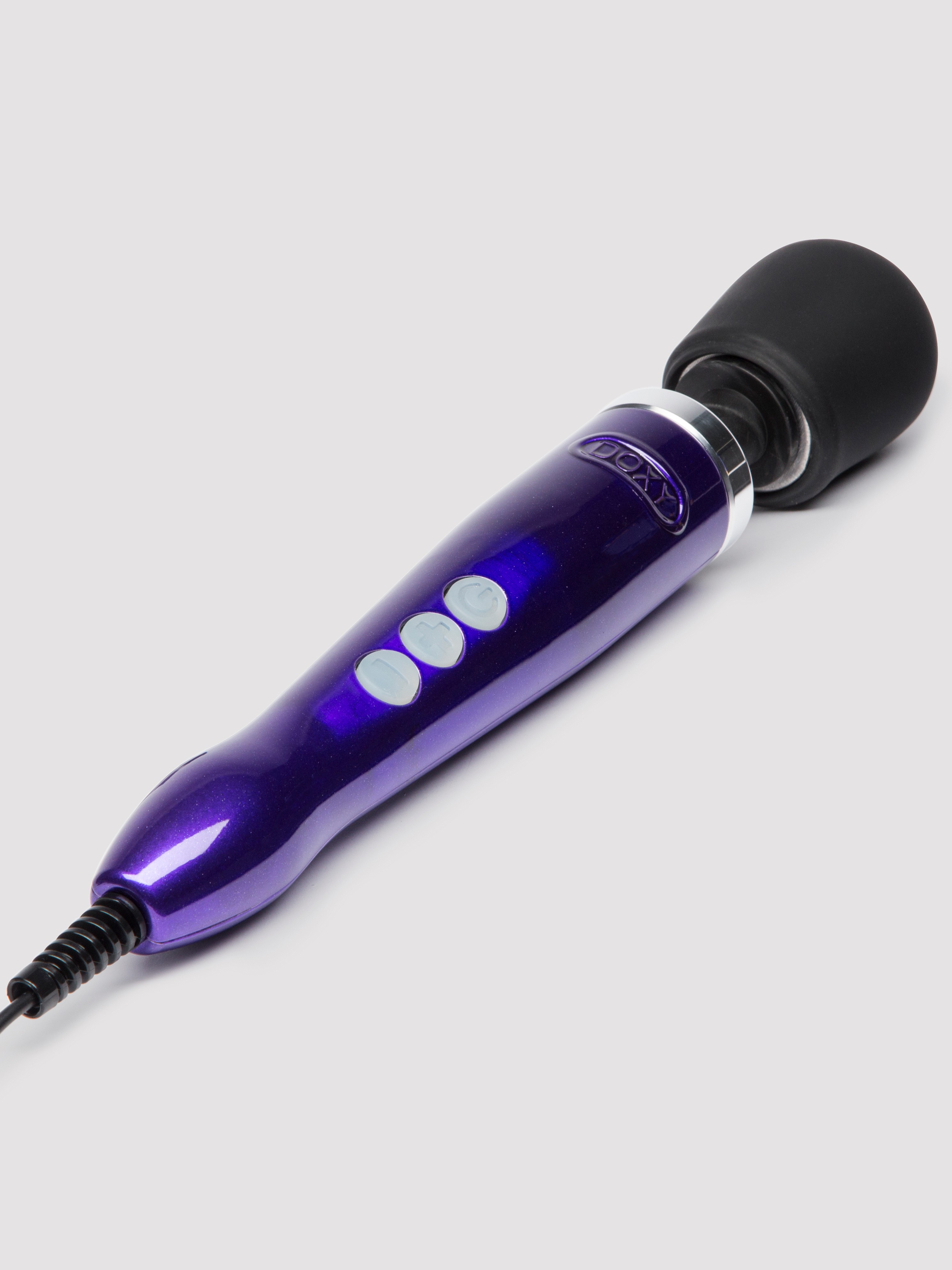 Doxy Extra Powerful Die Cast Wand Massager , Purple, hi-res