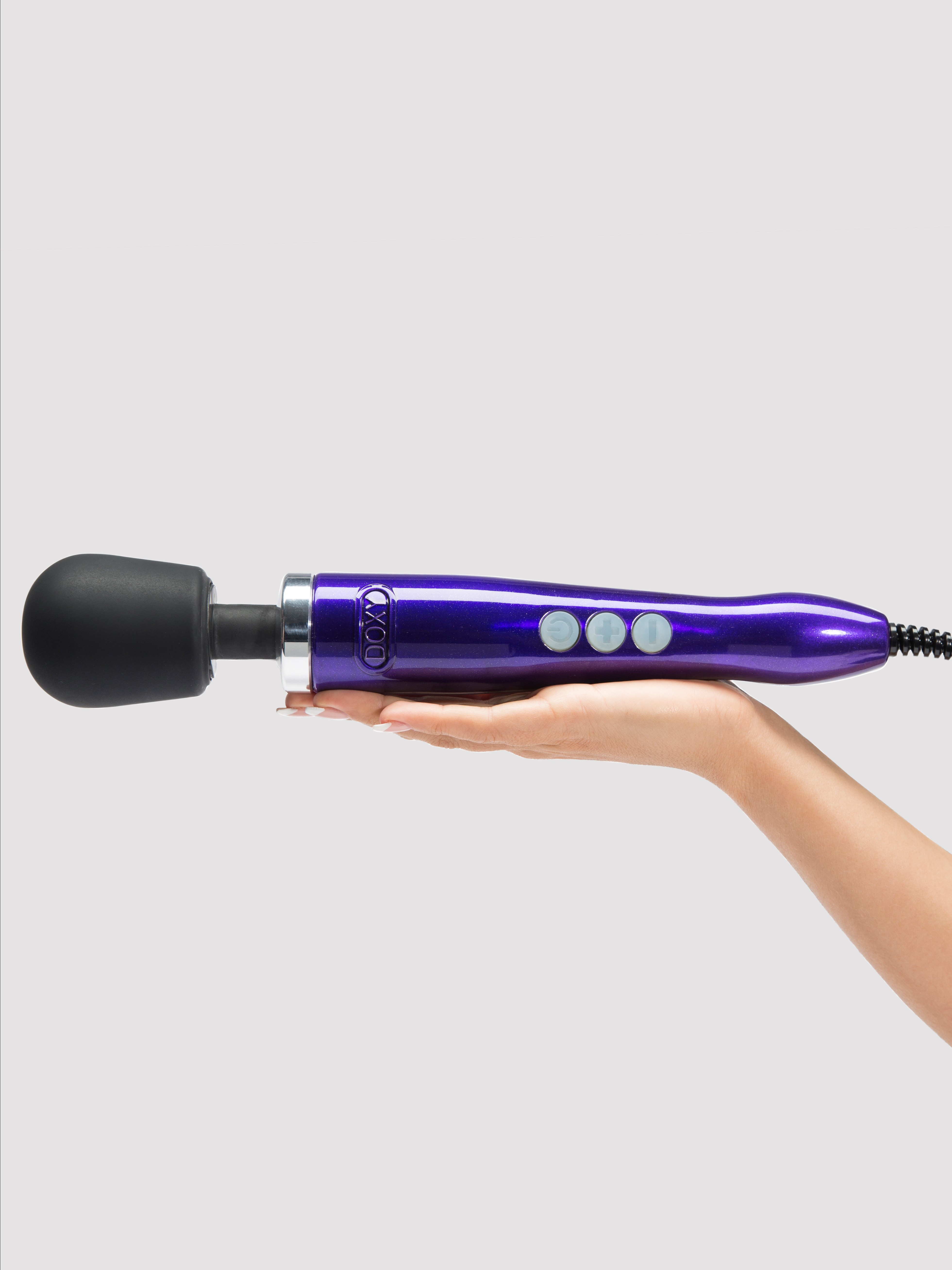 Doxy Extra Powerful Die Cast Wand Massager , Purple, hi-res