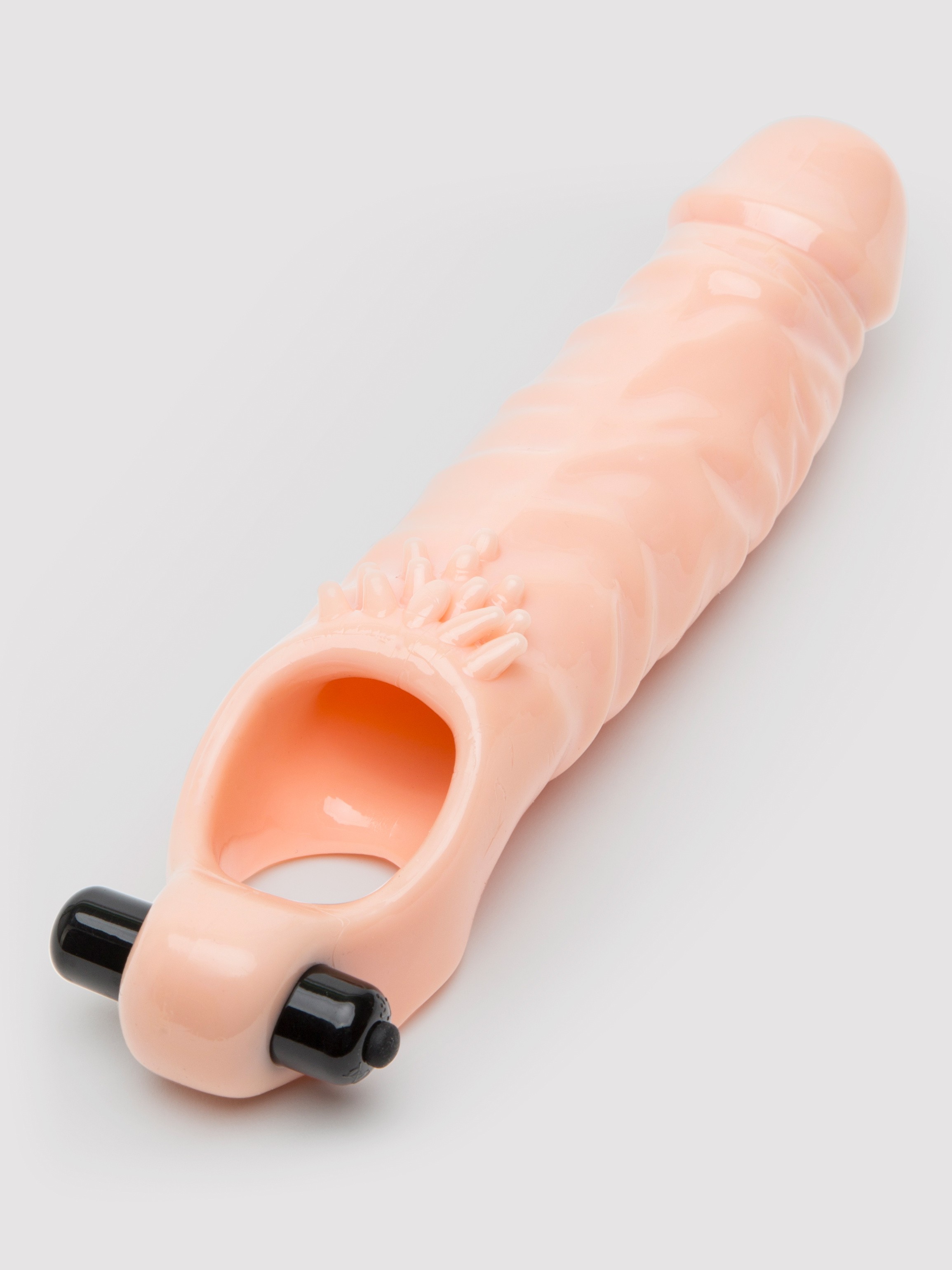 Lovehoney Vibro Mega Mighty 3 Extra Inches Vibrating Penis Extender, Flesh Pink, hi-res