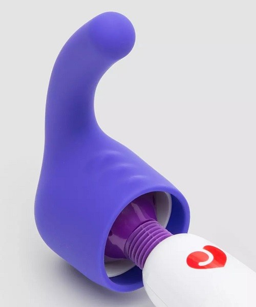 Lovehoney Deluxe Wand Silicone G-Spot Wand Attachment, Purple, hi-res