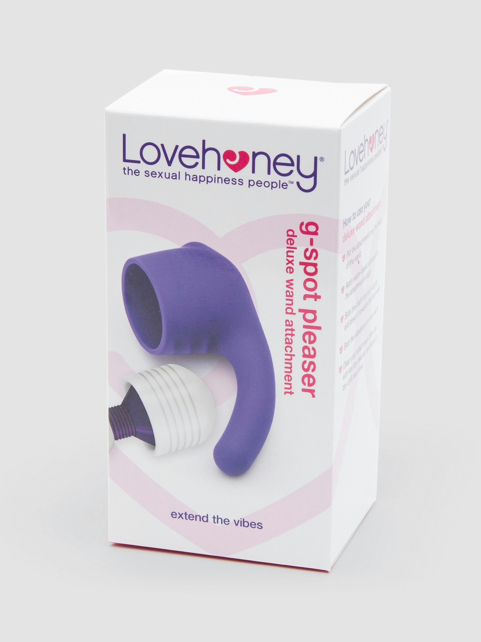 Lovehoney Deluxe Wand Silicone G-Spot Wand Attachment, Purple, hi-res
