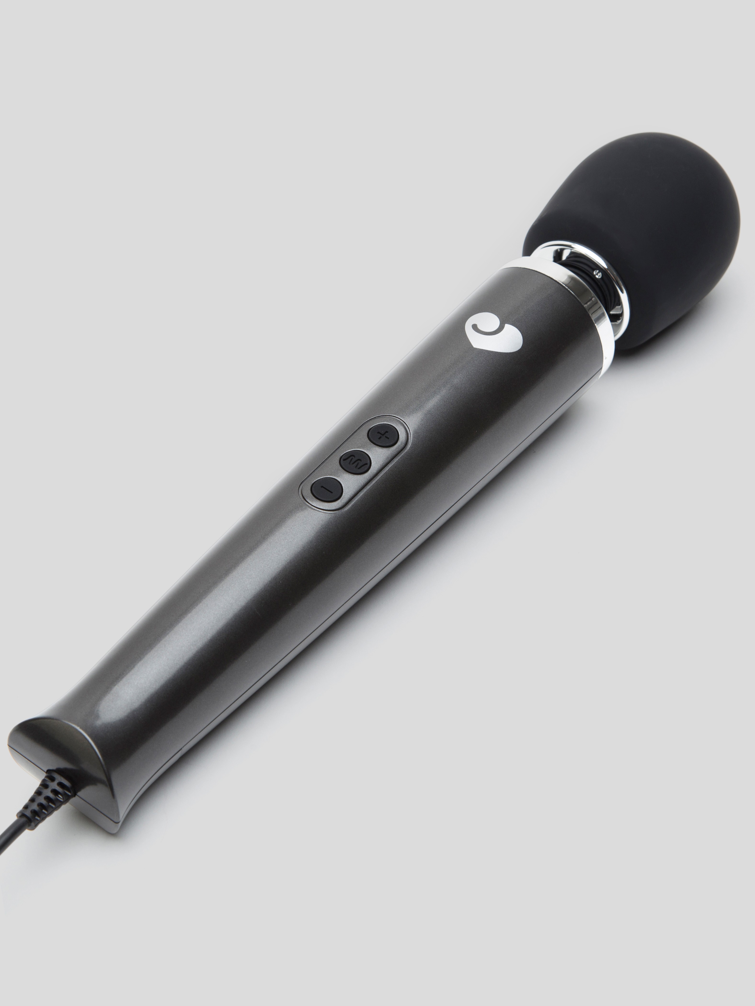 Lovehoney Deluxe Mains Powered Extra Powerful Magic Wand Vibrator, Black, hi-res