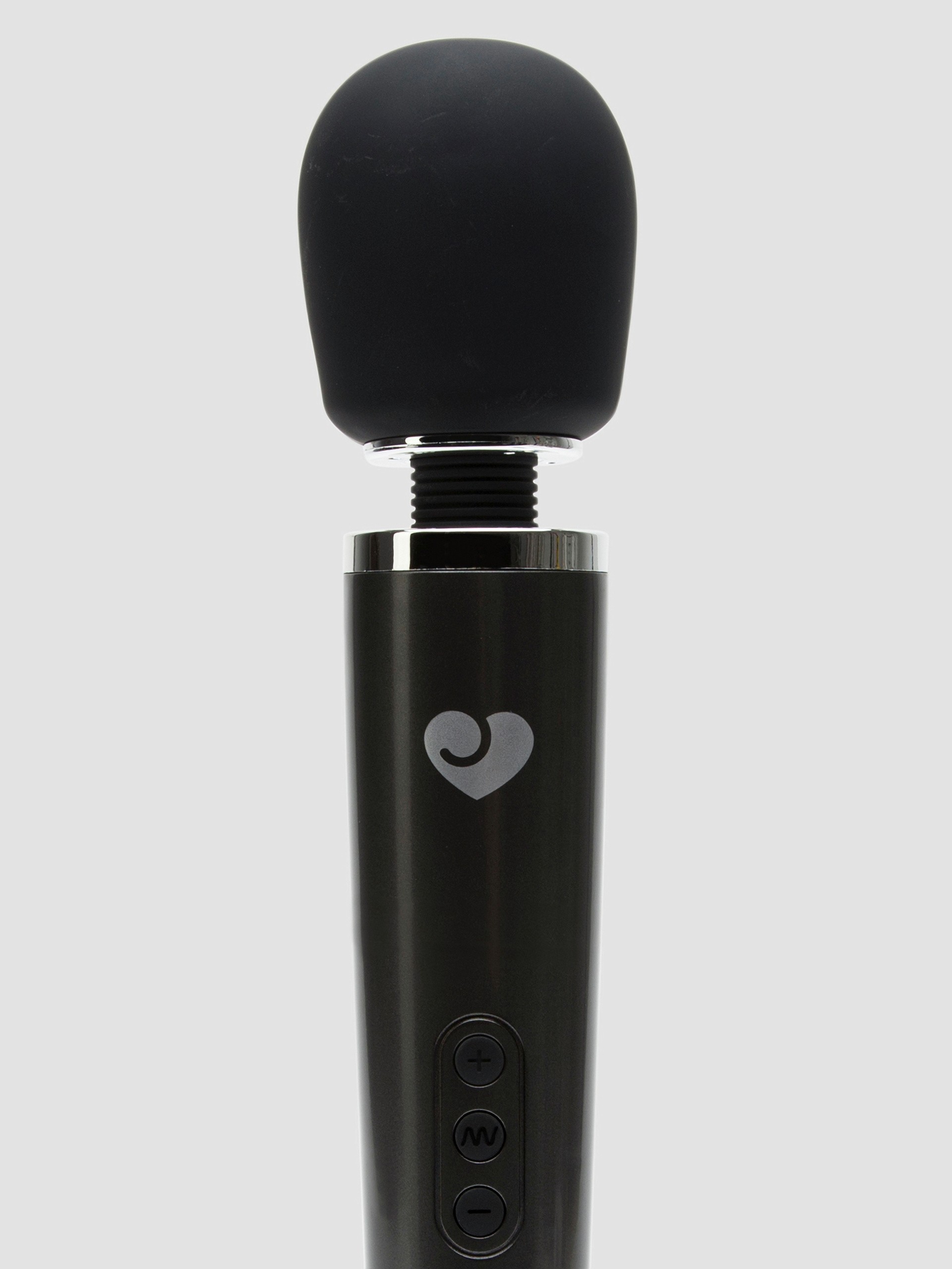 Lovehoney Deluxe Extra Powerful Massage Wand Vibrator, Black, hi-res