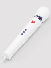 Lovehoney Deluxe Extra Powerful Plug In Massage Wand Vibrator, White, hi-res