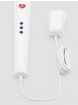 Lovehoney Deluxe Extra Powerful Plug In Massage Wand Vibrator, White, hi-res