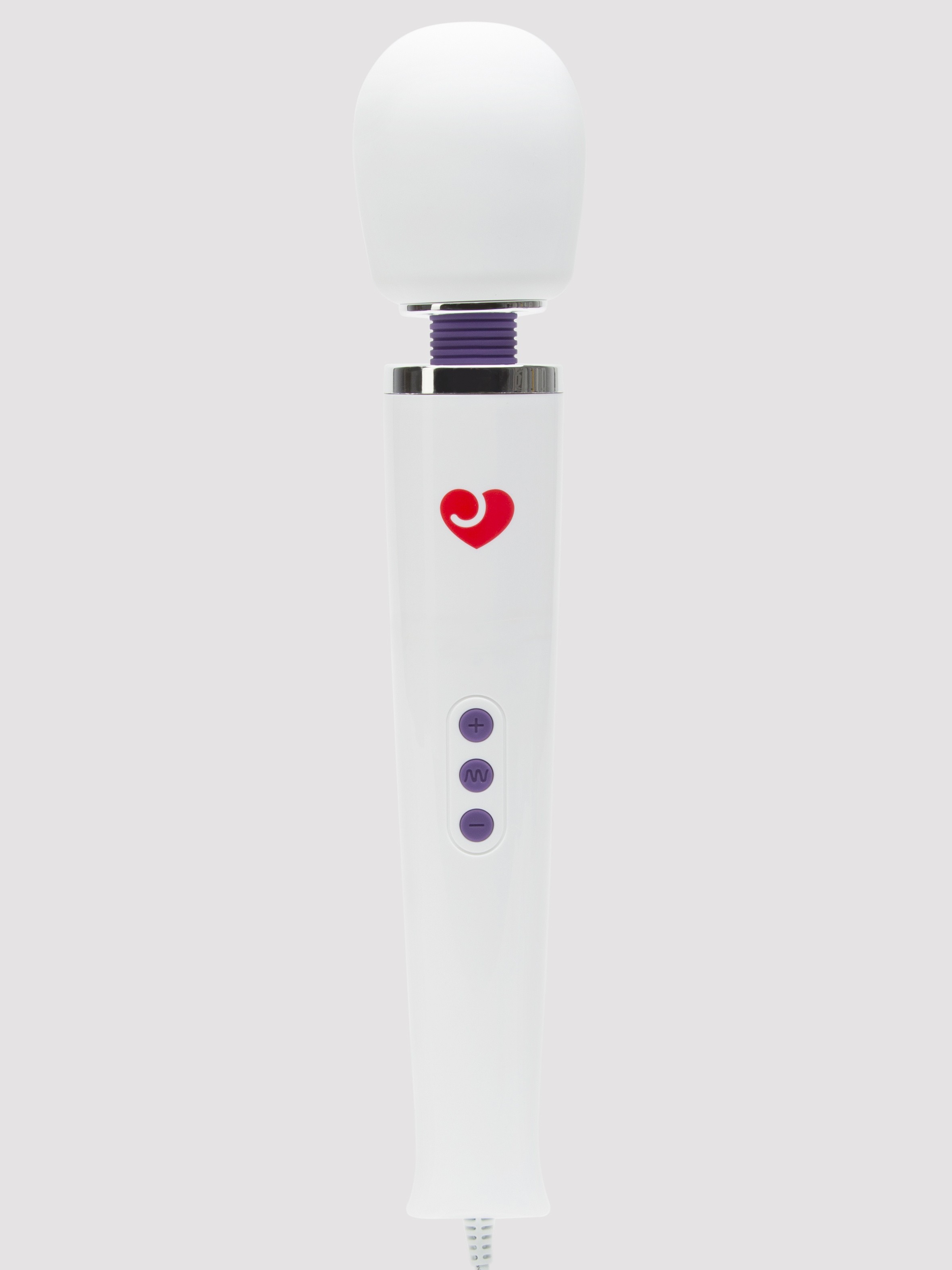 Lovehoney Deluxe Extra Powerful Wand Vibrator, White, hi-res