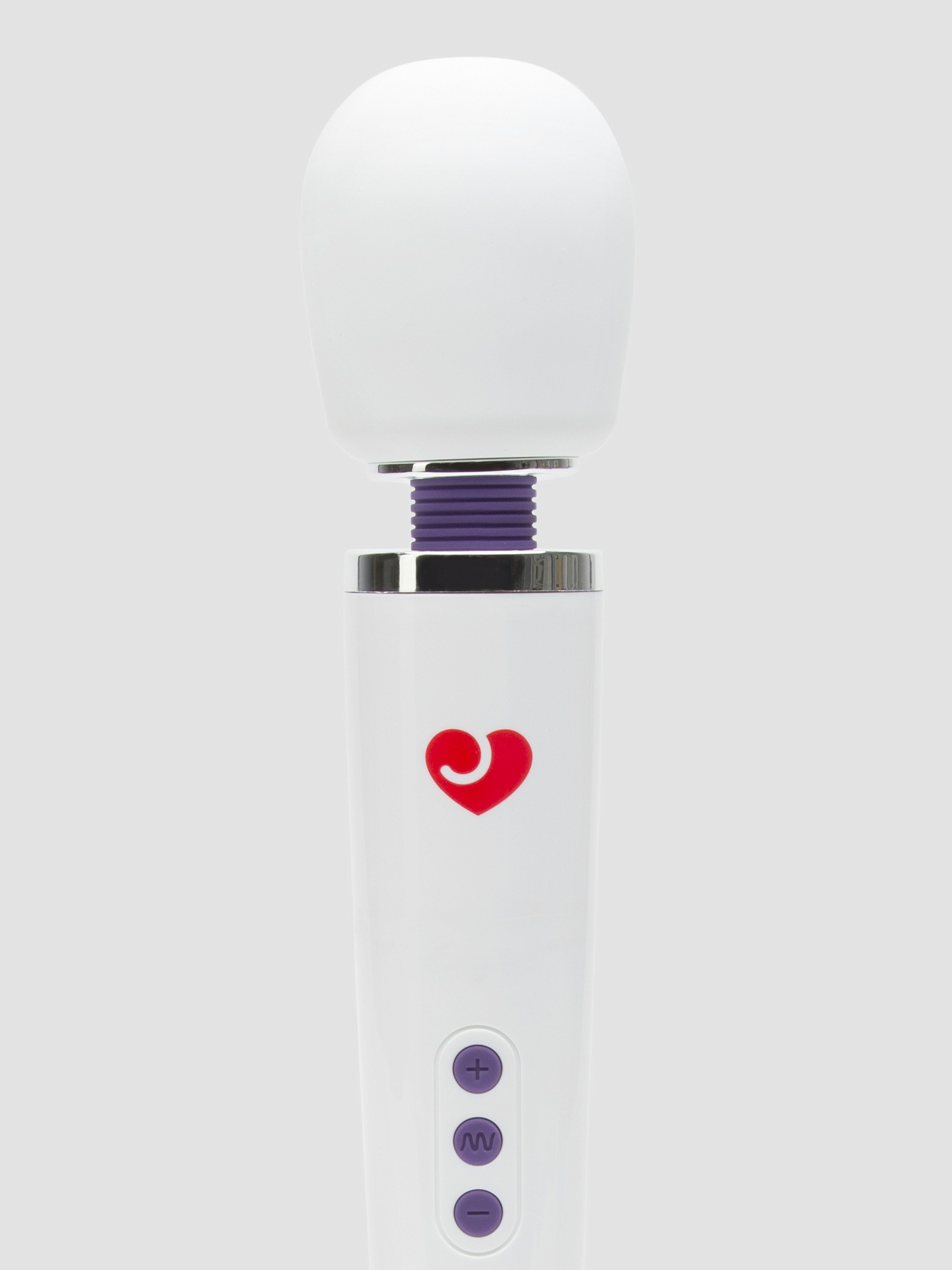 Lovehoney Deluxe Extra Powerful Wand Vibrator, White, hi-res