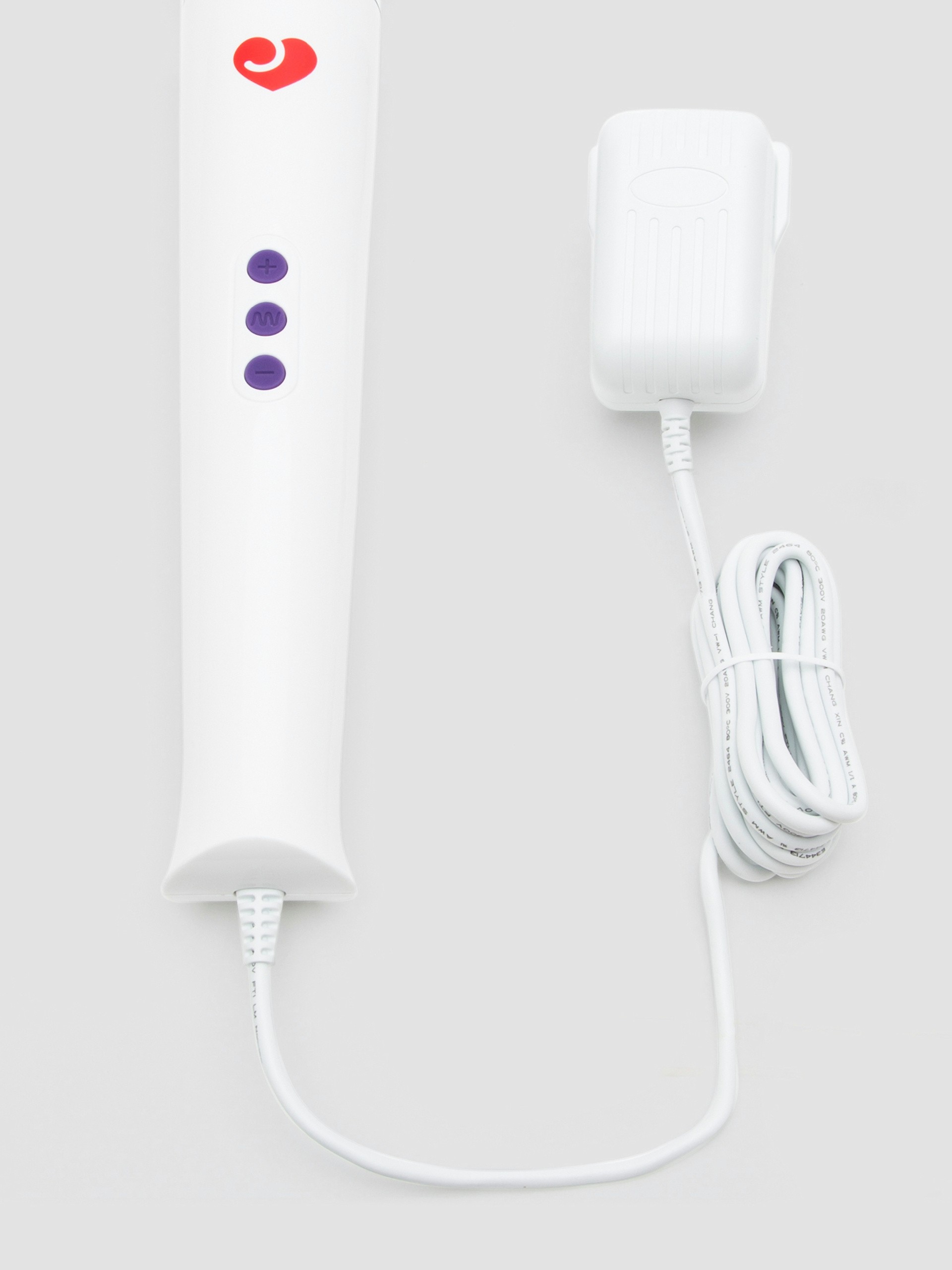 Lovehoney Deluxe Extra Powerful Wand Vibrator, White, hi-res