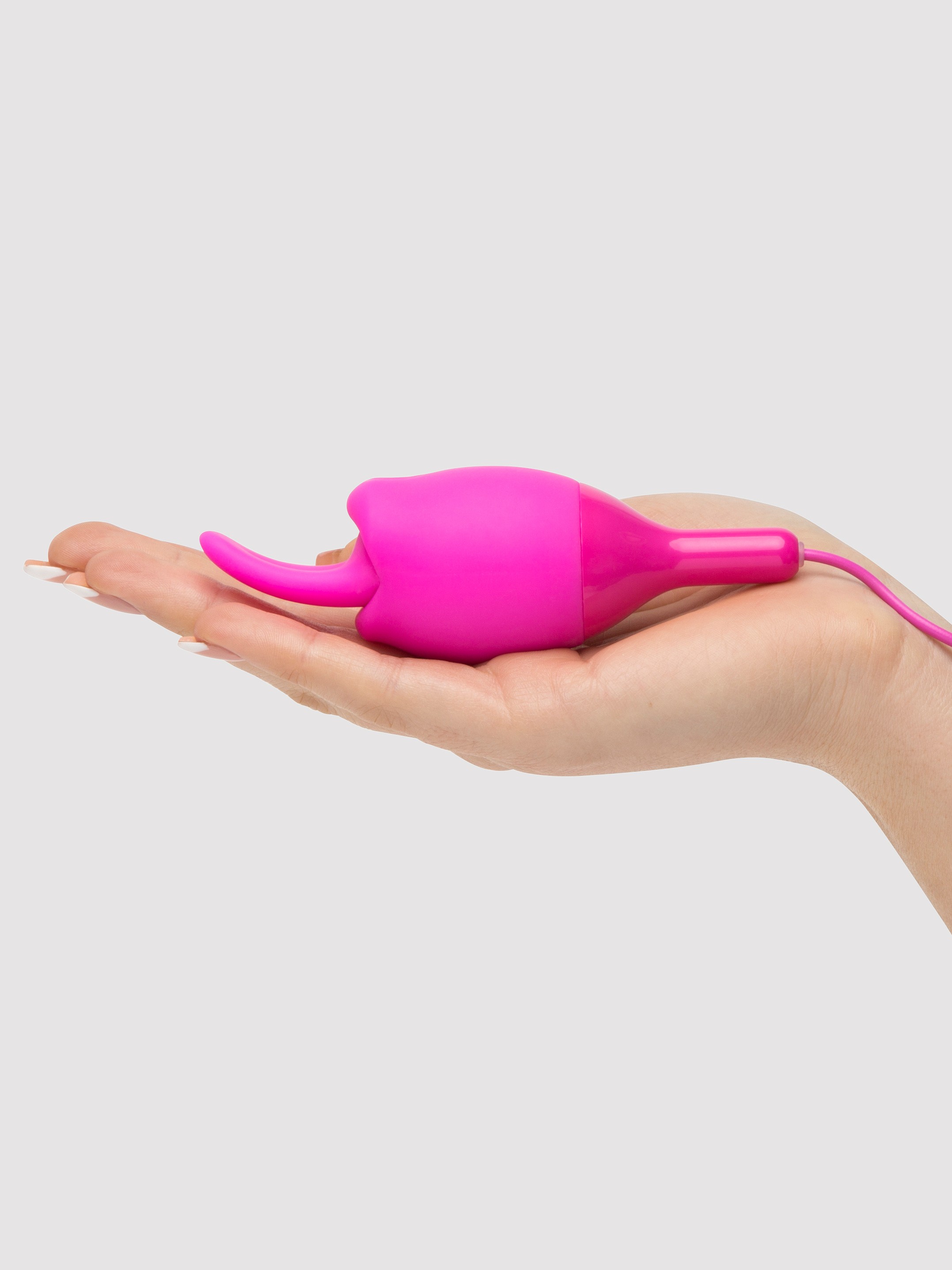 10 Function Extra Powerful Tongue Sensation Clitoral Vibrator, Pink, hi-res