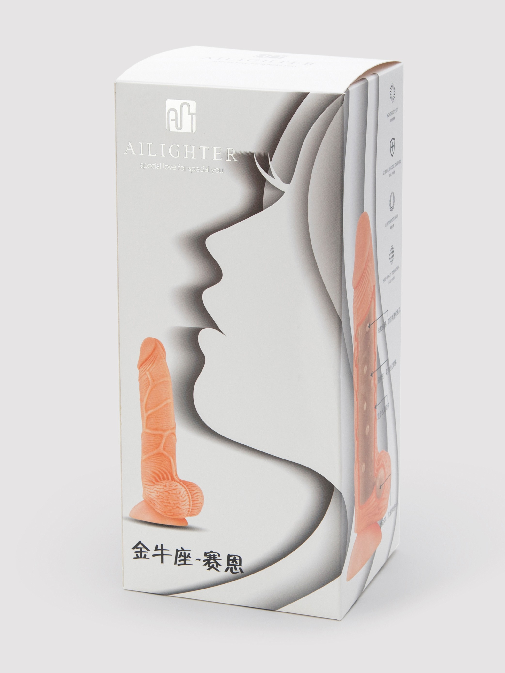 Foreskin Flipper Flexible Beaded Suction Cup Dildo 6.5 Inch, Flesh Pink, hi-res