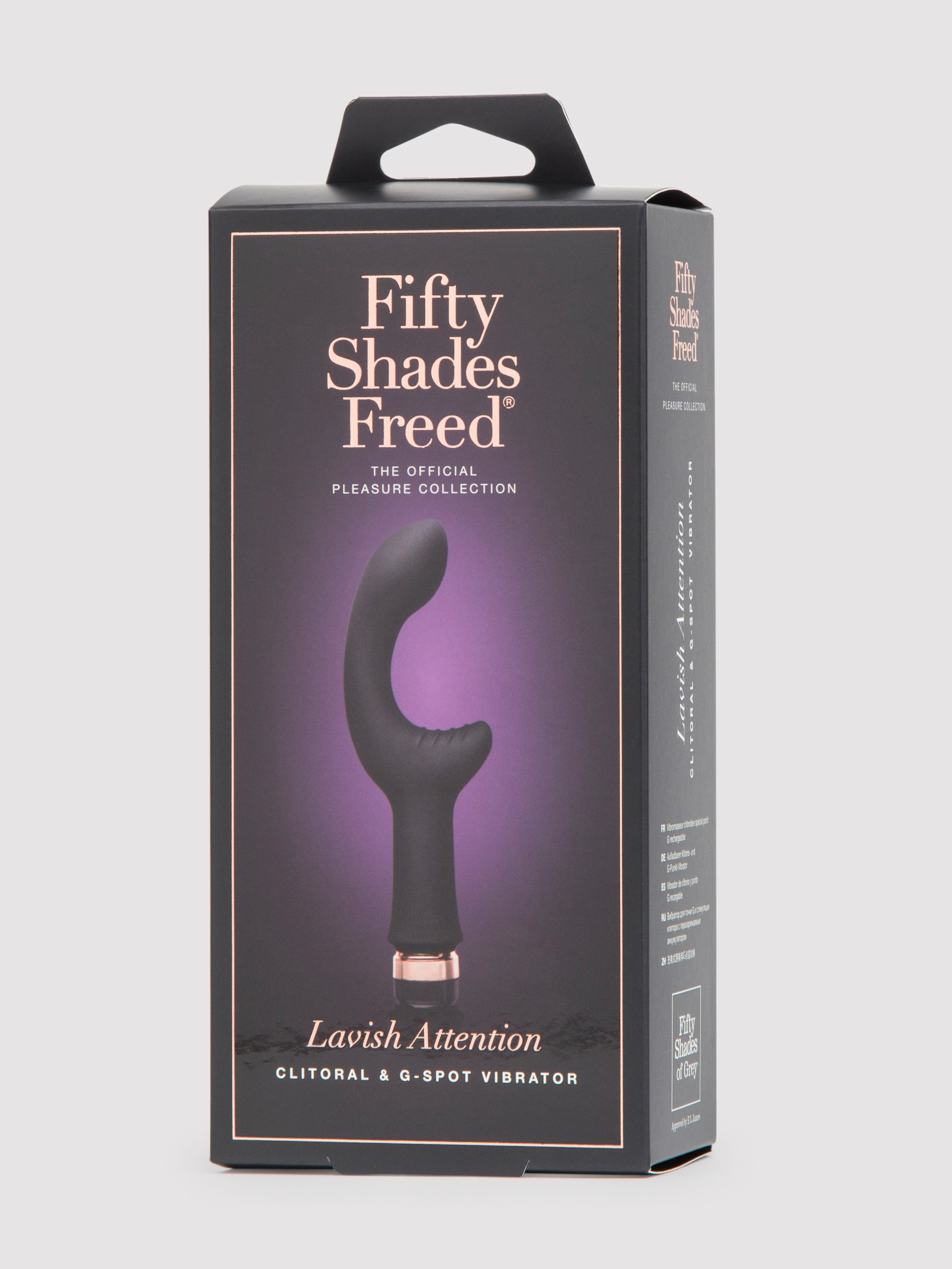 Fifty Shades Freed Lavish Attention Clitoral and G-Spot Vibrator, Purple, hi-res