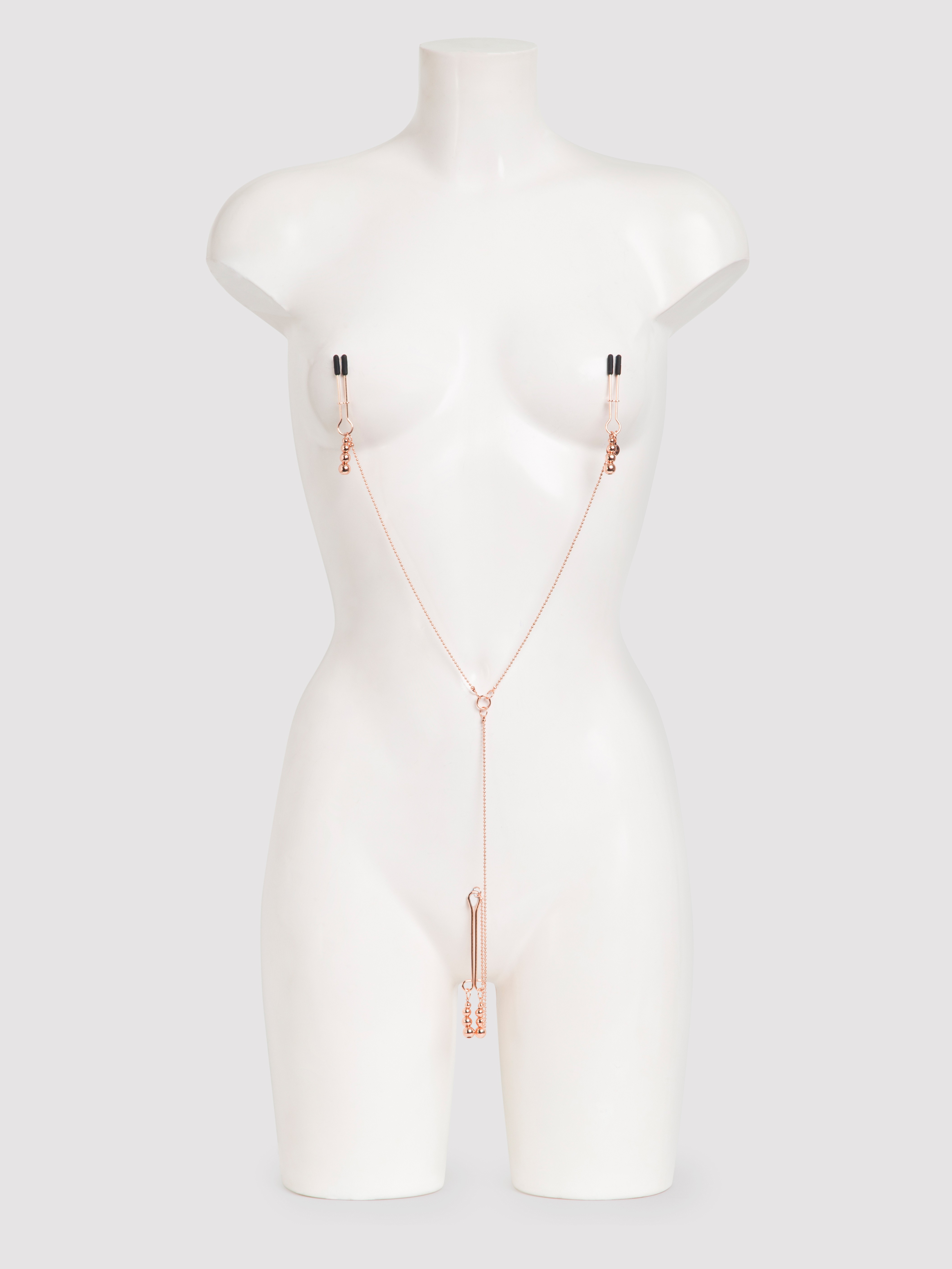 Fifty Shades Freed All Sensation Nipple and Clitoral Chain, Gold, hi-res