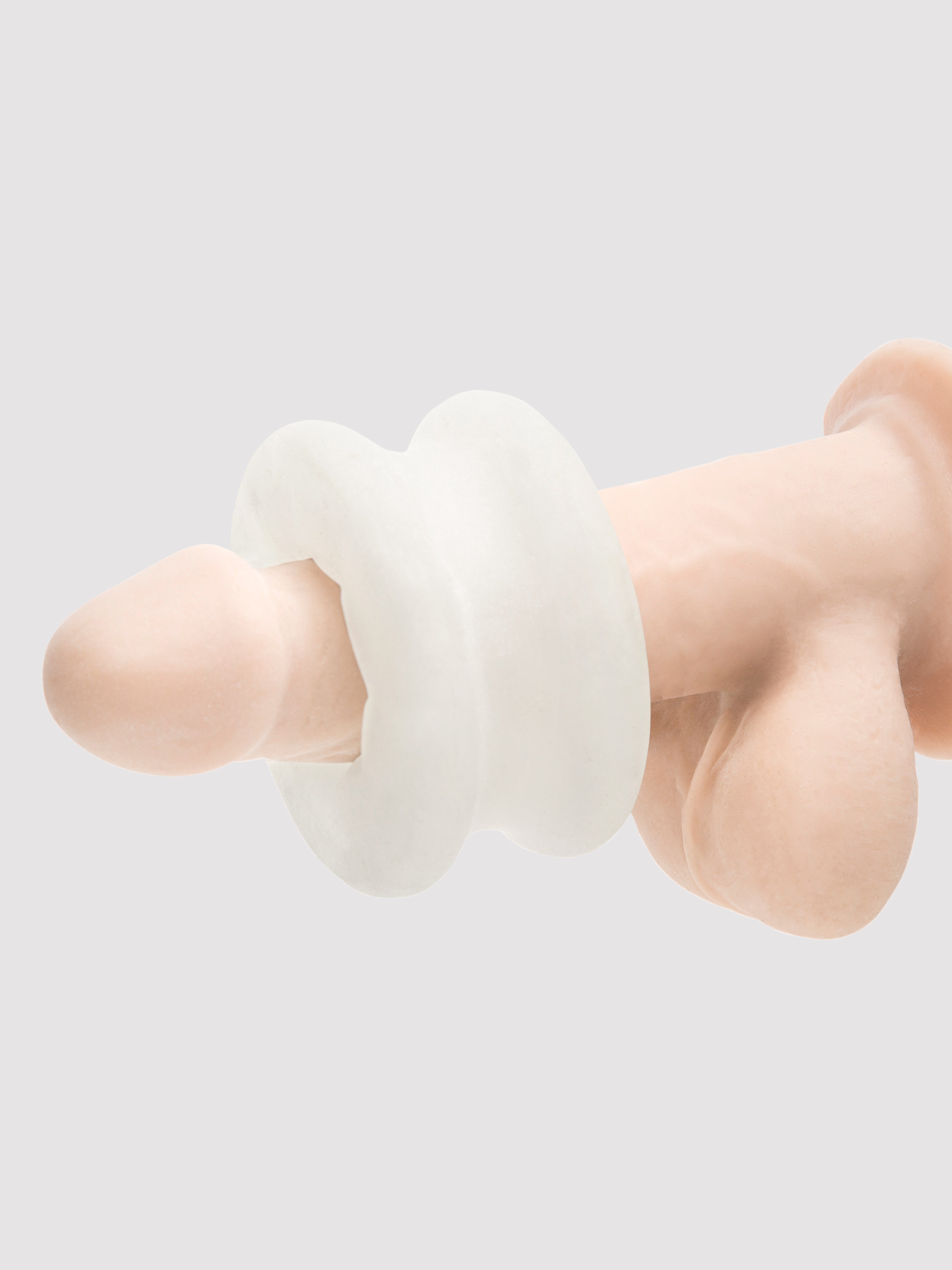BlowYo Sensation Swirl Textured Blowjob Stroker, Clear, hi-res