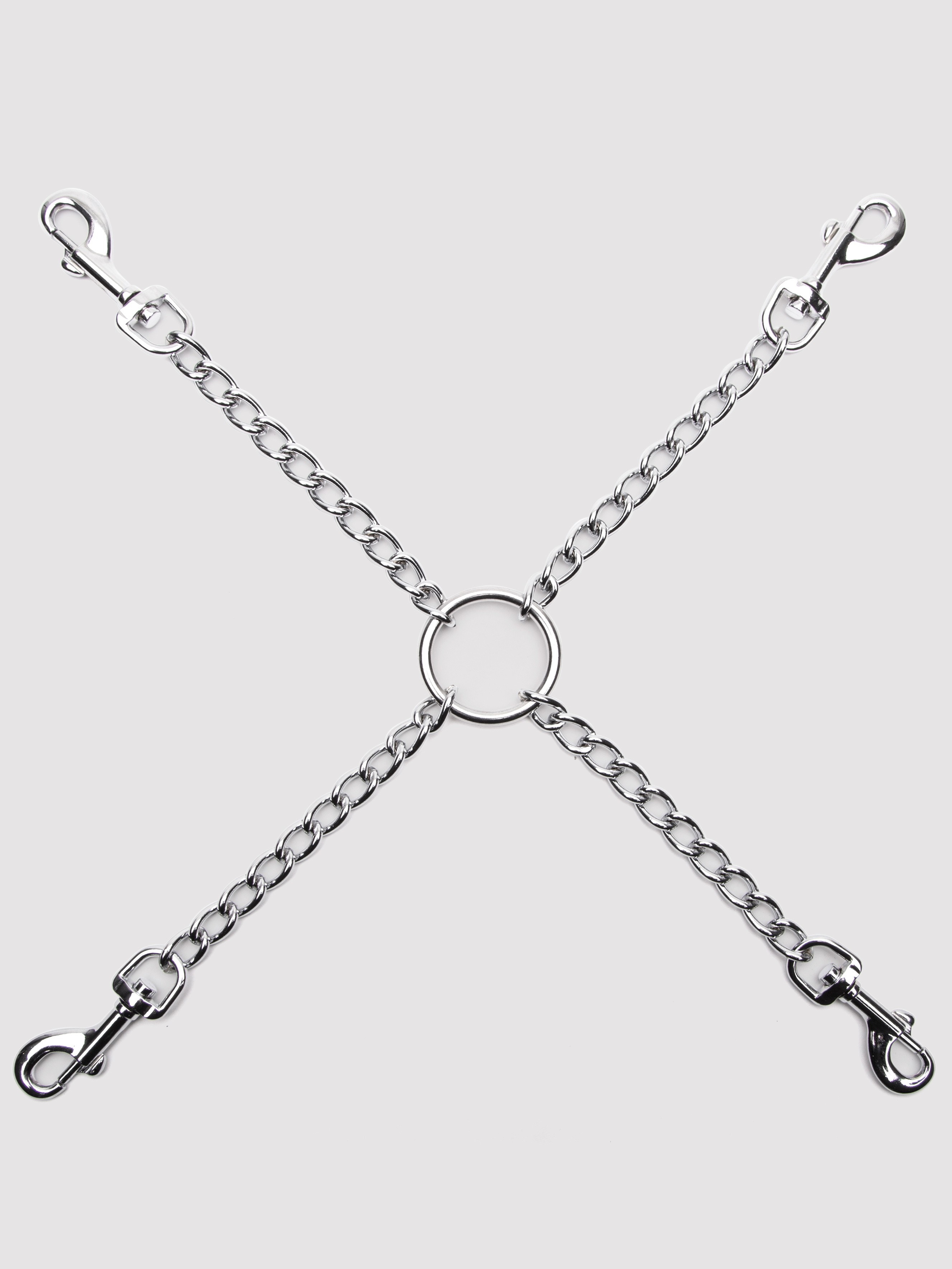 DOMINIX Deluxe Chain Hogtie, Silver, hi-res