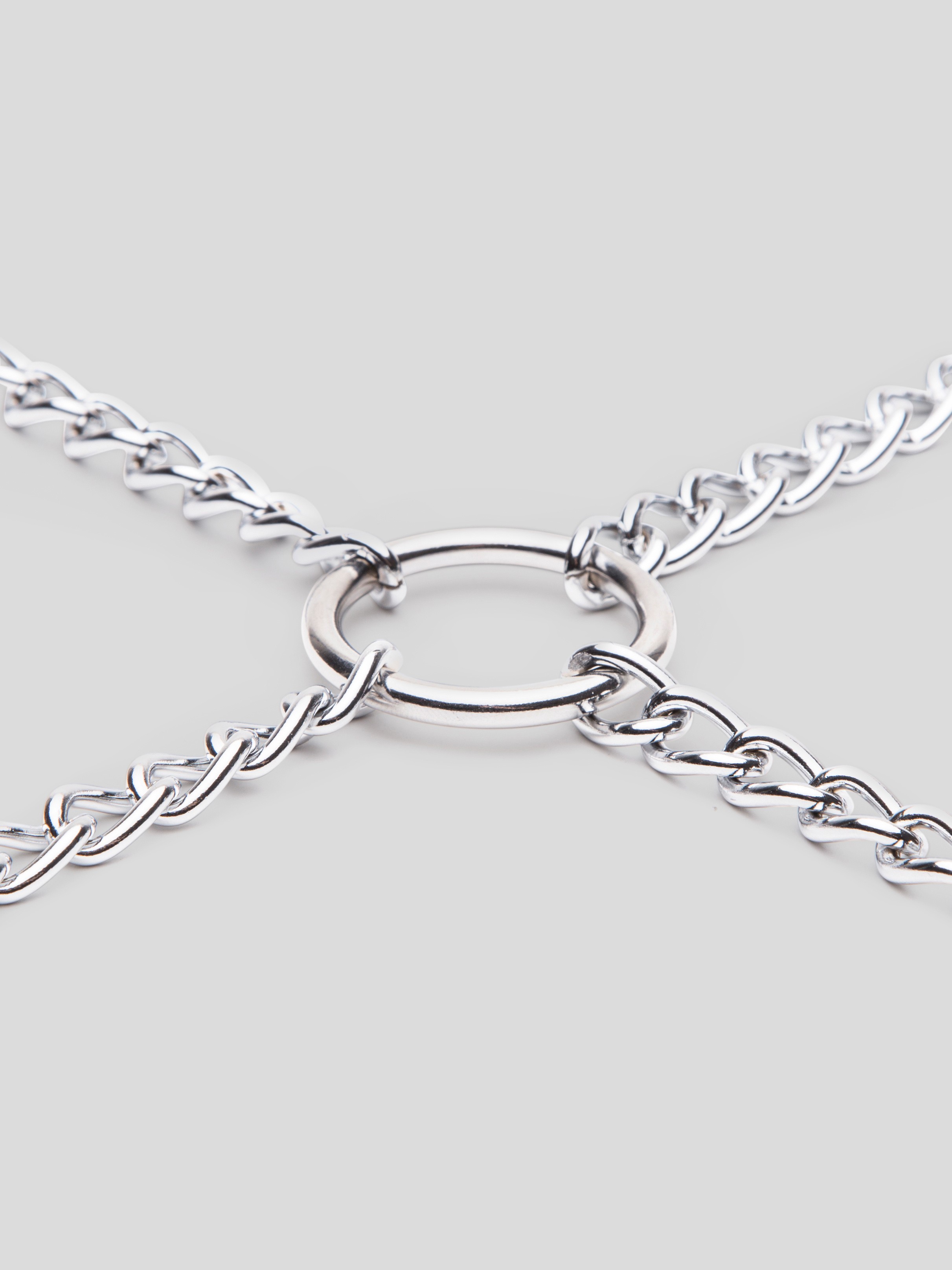 DOMINIX Deluxe Chain Hogtie, Silver, hi-res