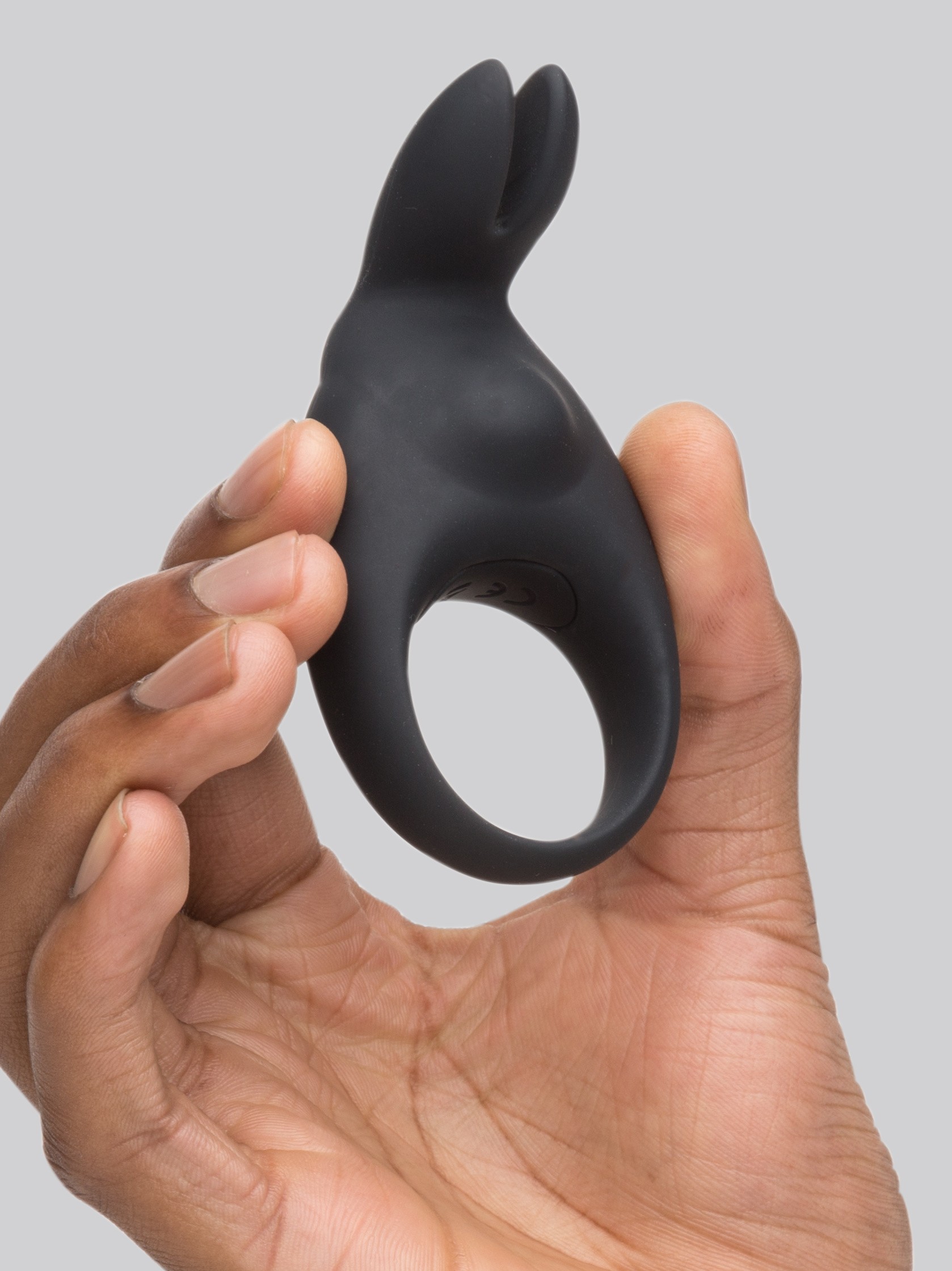 Desire Luxury Rechargeable Remote Control Rabbit Cock Ring, Black, hi-res