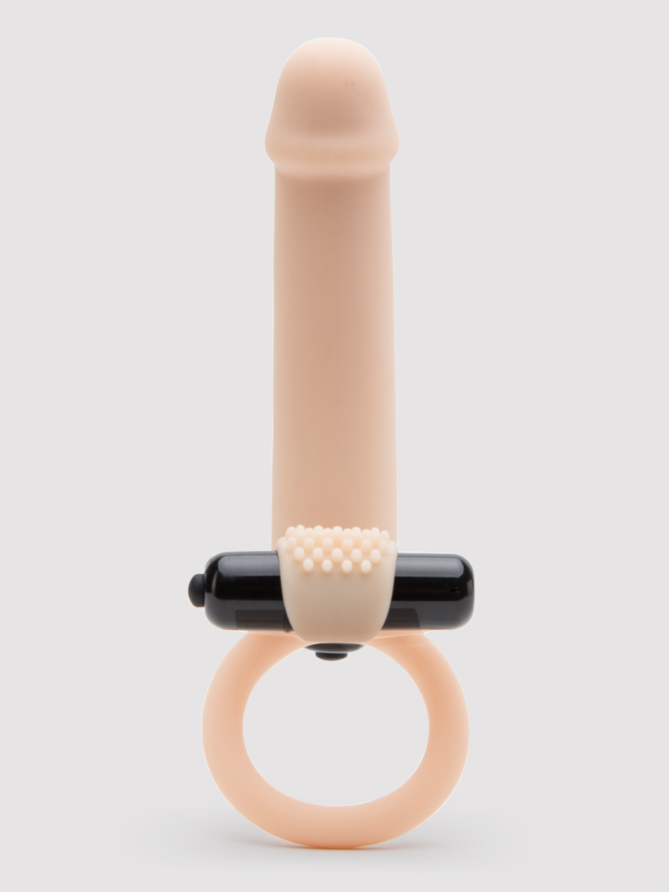 Lovehoney Double Fun Vibrating Double Penetration Strap-On, Flesh Pink, hi-res