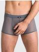 LHM Microfibre & Mesh Boxer Shorts, Grey, hi-res
