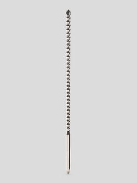 Penis Plug 8mm Double Ended Stainless Steel Ribbed Urethral Dilator