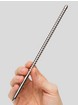 Penis Plug 8mm Double Ended Stainless Steel Ribbed Urethral Dilator, Silver, hi-res