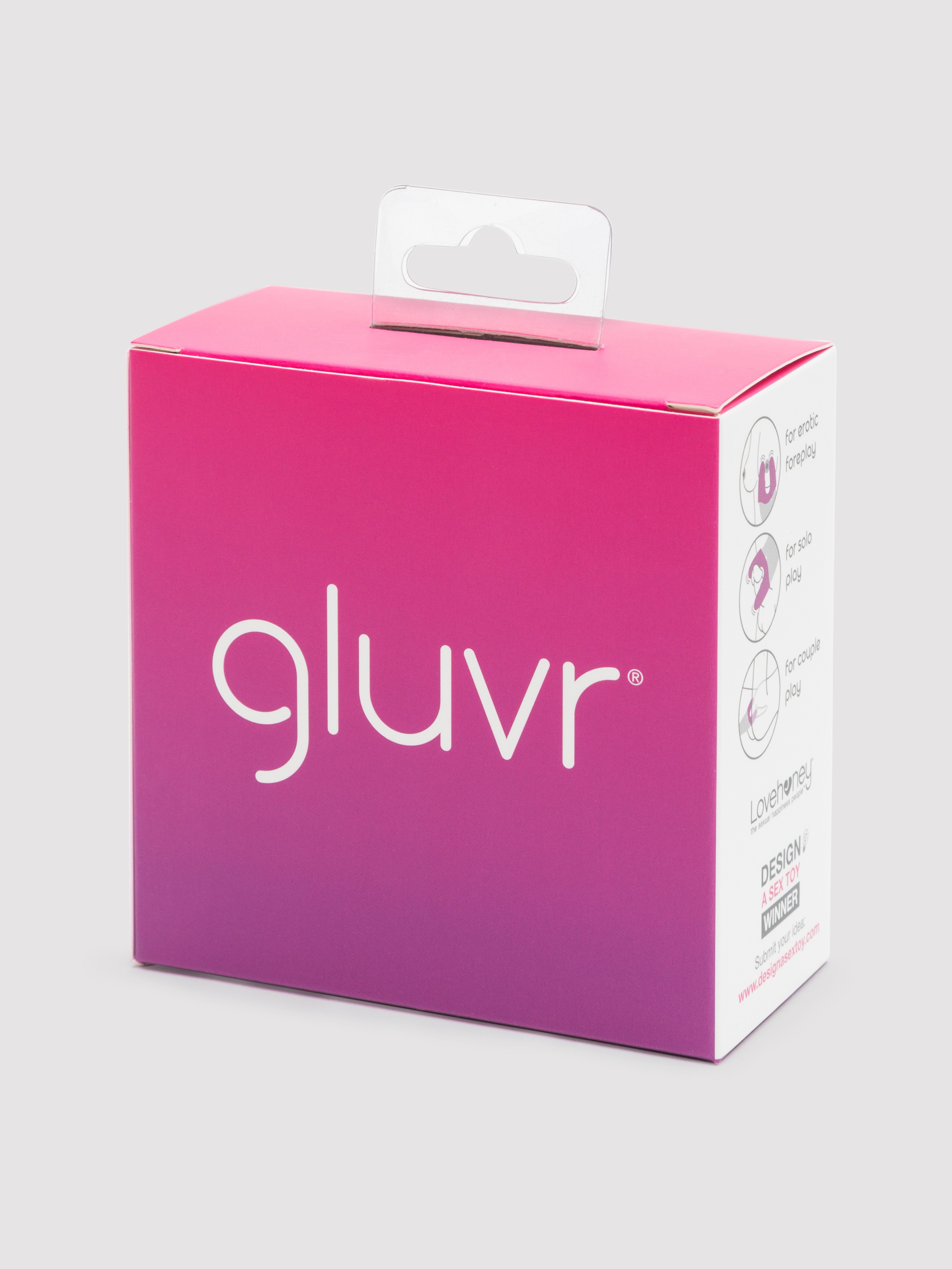 GLUVR Rechargeable 6 Function Finger Vibrator, Purple, hi-res