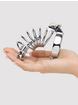 Impound Corkscrew Male Chastity Cage with Urethral Sound, Silver, hi-res