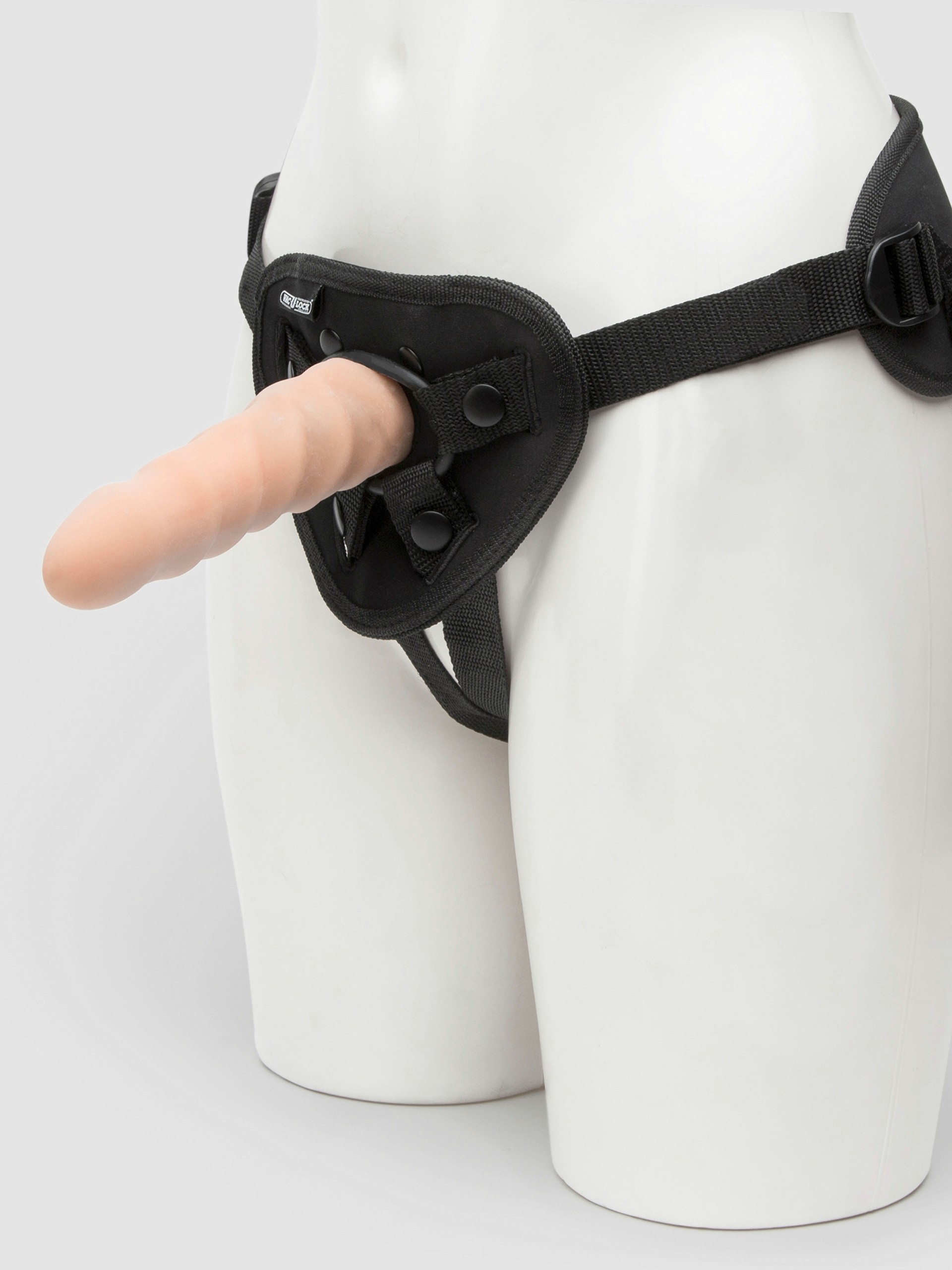 Doc Johnson Vac-U-Lock Realistic Feel Strap-On Starter Set, Flesh Pink, hi-res