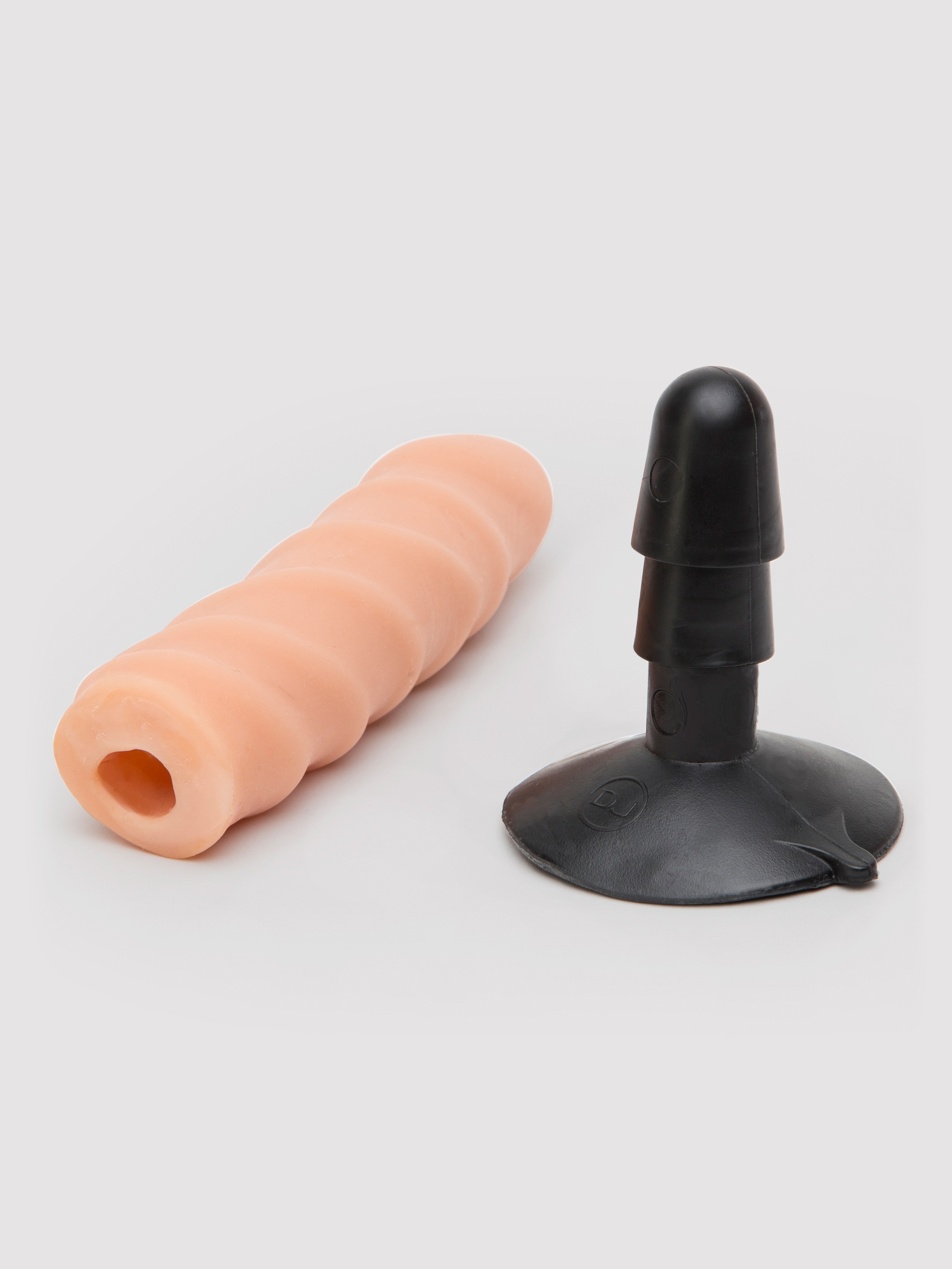 Doc Johnson Vac-U-Lock Realistic Feel Strap-On Starter Set, Flesh Pink, hi-res