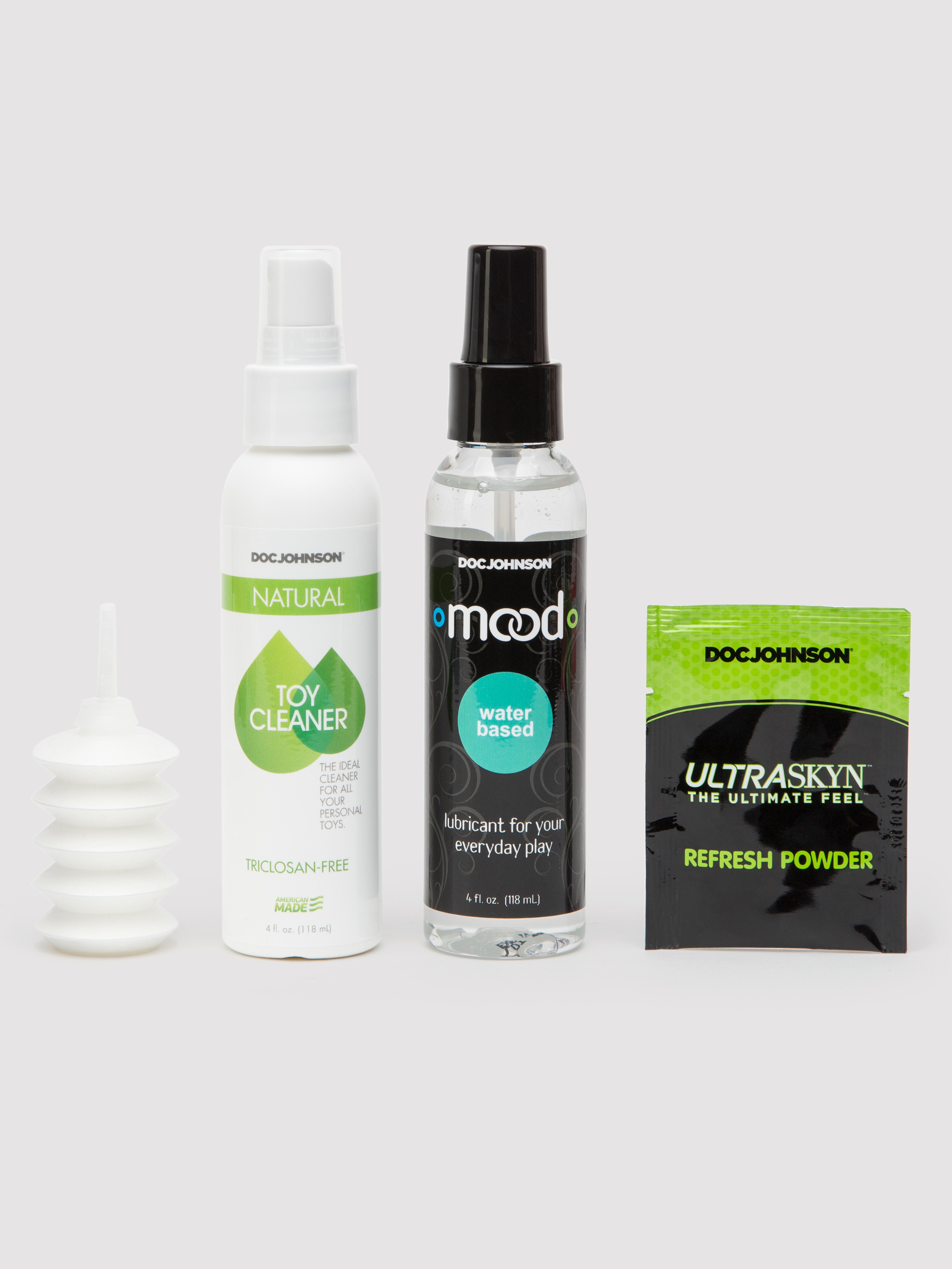 Doc Johnson Vac-U-Lock Realistic Feel Strap-On Starter Set, Flesh Pink, hi-res