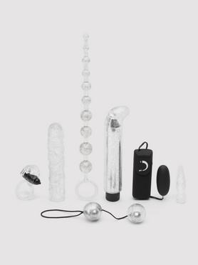 Kit de Juguetes Sexuales para Parejas Crystal Kink (8 piezas) Lovehoney
