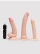 Lifelike Lover Realistic Pleasures Strap-On Dildo Kit (8 Piece), Flesh Pink, hi-res