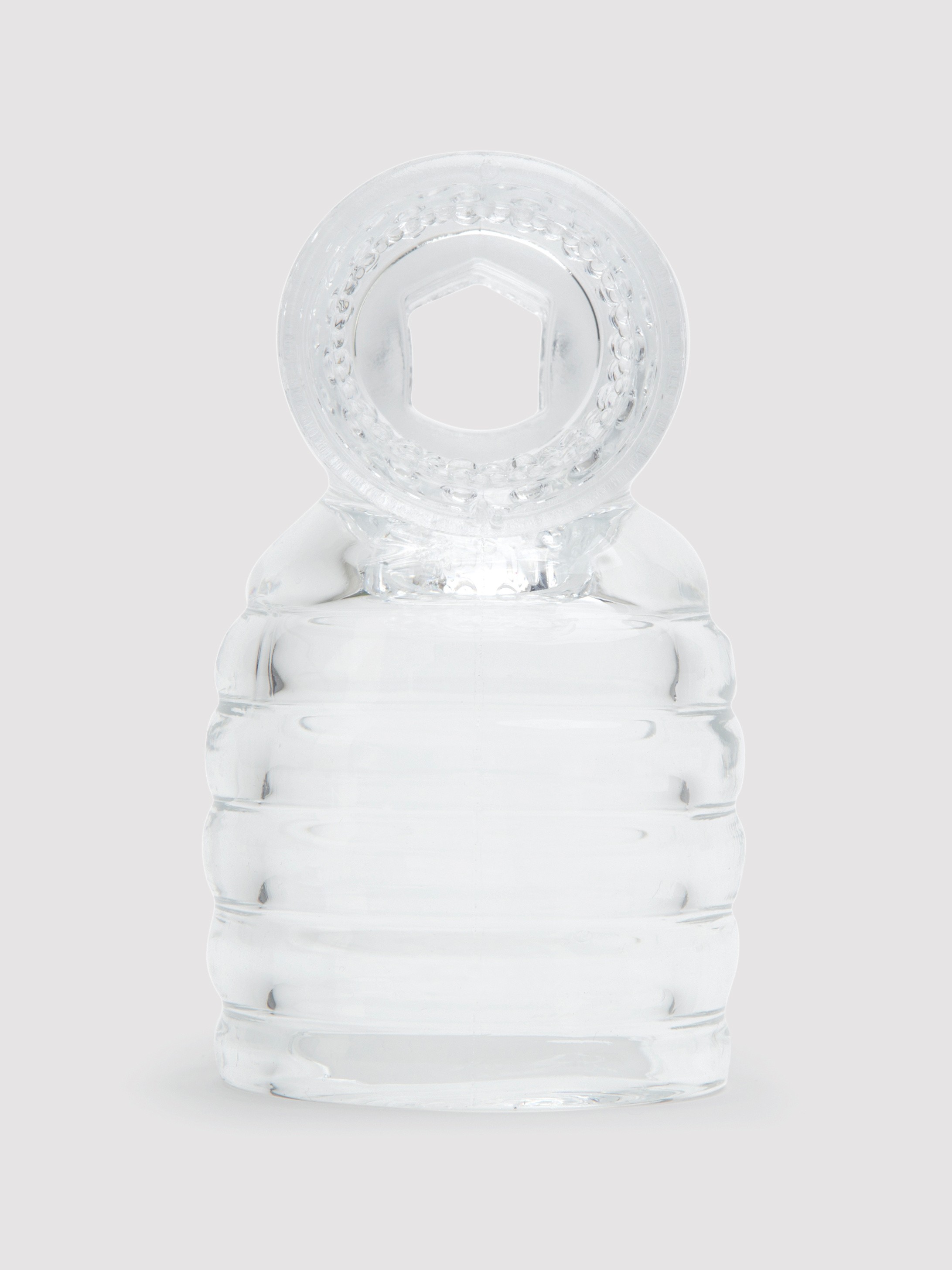 Lovehoney Hummer Deluxe Male Masturbator Wand Attachment, Clear, hi-res