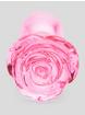 Gros plug anal verre base rose Full Bloom 10 cm, Lovehoney, Rose, hi-res