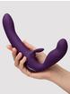 Desire Luxury Rechargeable Strapless Strap-On Dildo Vibrator, Purple, hi-res