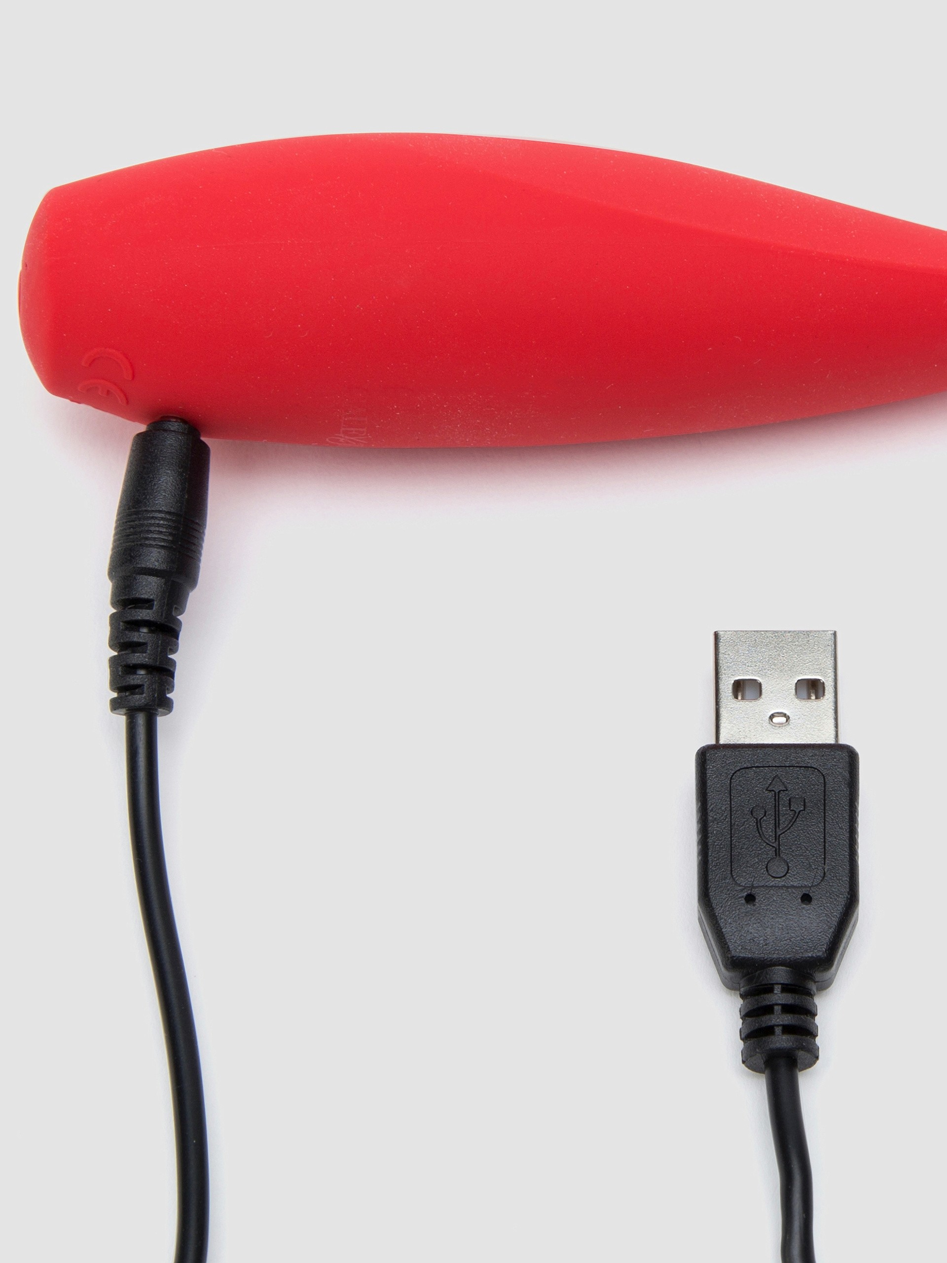 Red Hot Rechargeable Silicone Flickering Tongue Vibrator, Red, hi-res