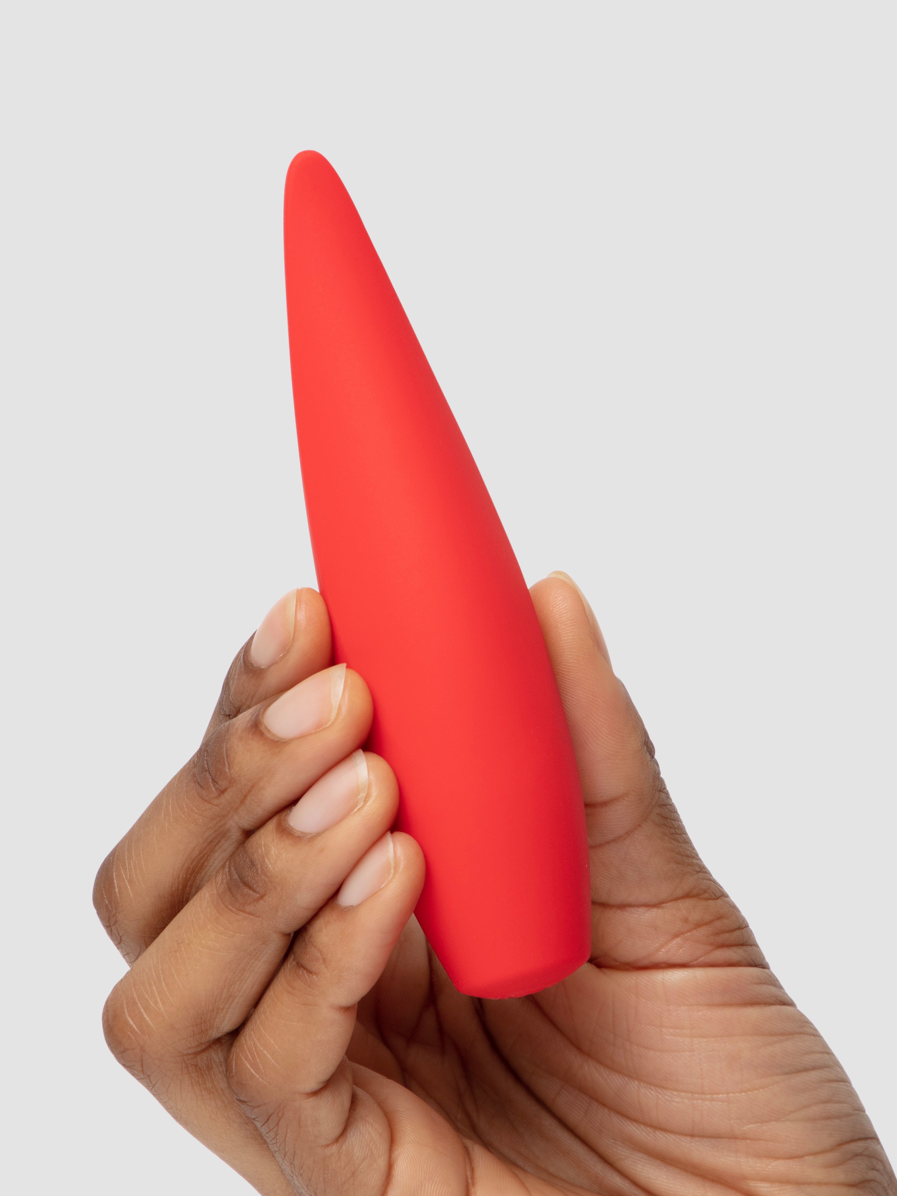 Red Hot Rechargeable Silicone Flickering Tongue Vibrator, Red, hi-res