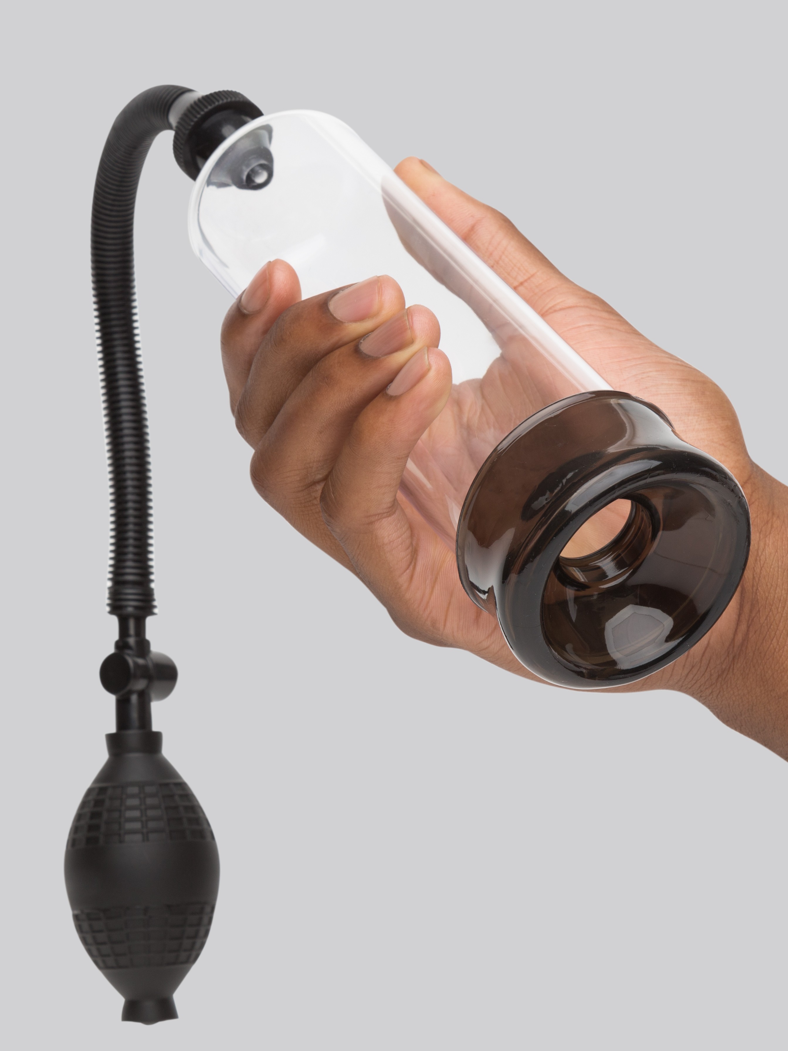 BASICS Classic Penis Pump 7.5 Inches , Black, hi-res