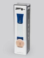 Bomba Automática de Erección Recargable USB Vagina Realista Pro Tech de THRUST, Azul, hi-res