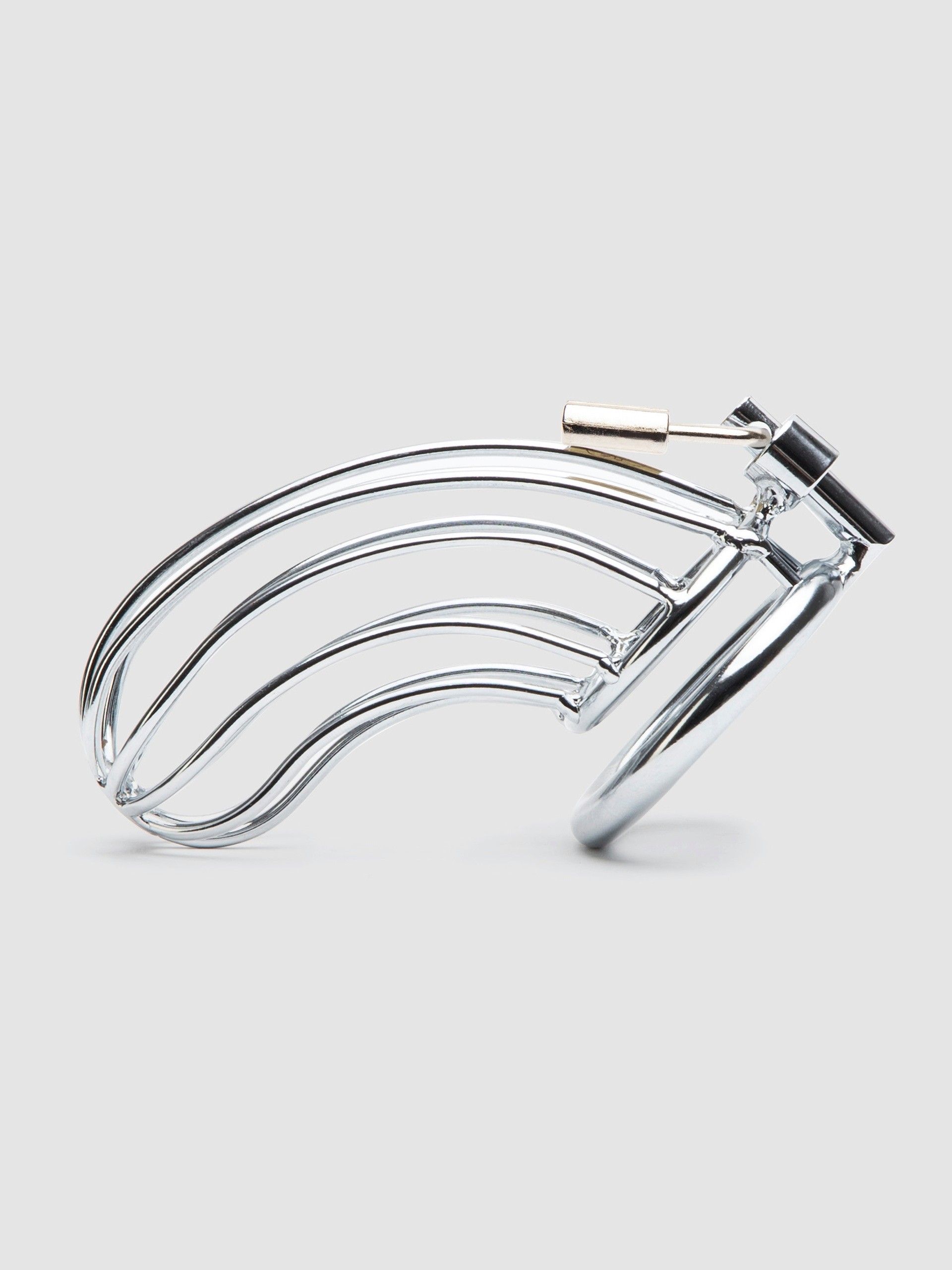 DOMINIX Deluxe The Prisoner Cock Cage, Silver, hi-res