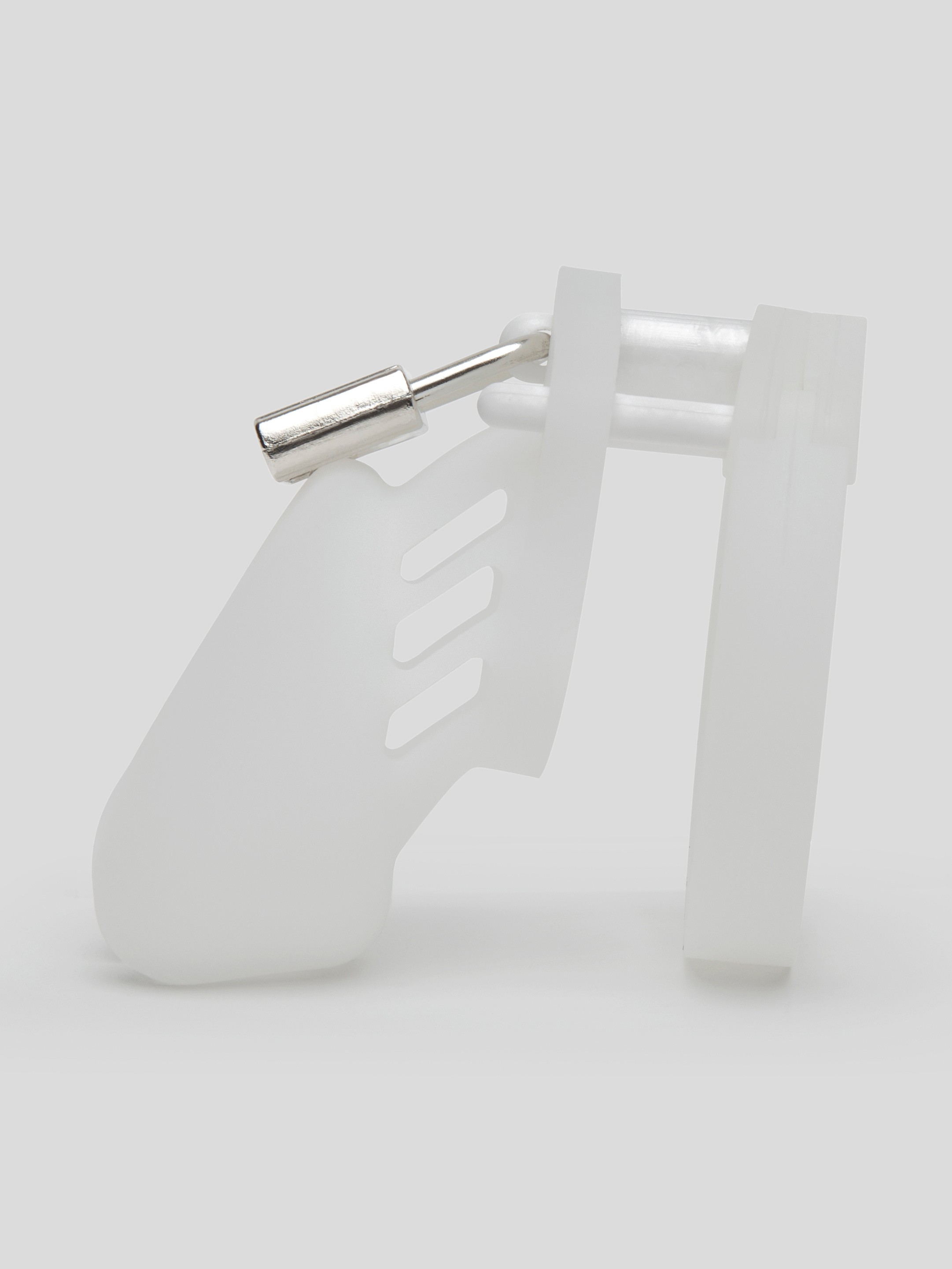 DOMINIX Deluxe Silicone Short Cock Cage 3 Inch , Clear, hi-res