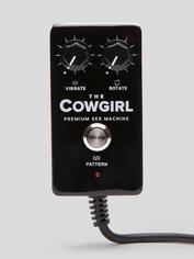 The Cowgirl Premium Remote and App Controlled Riding Sex Machine, Black, hi-res