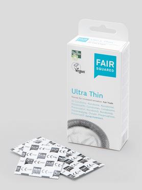 Fair Squared Ultra Thin Vegan Latex Condoms (10 Pack)