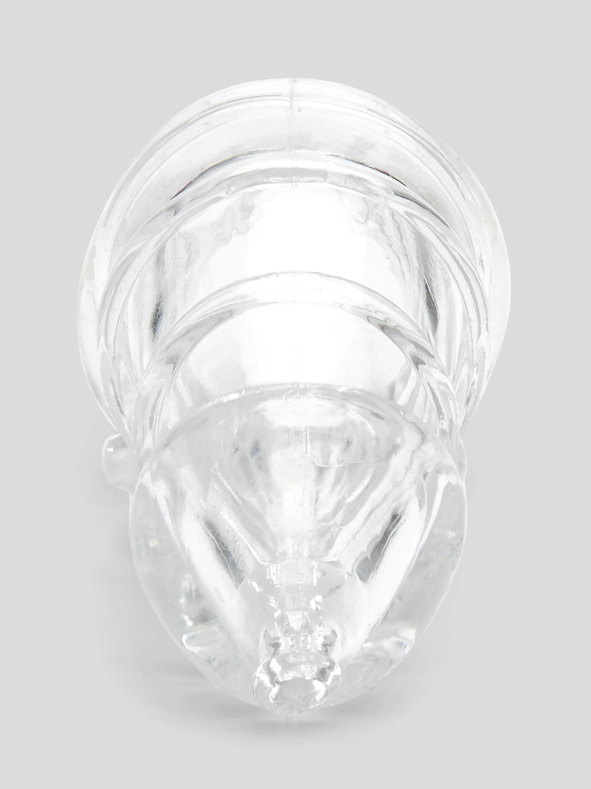 Master Series Detained Stretchy Soft Chastity Cage, Clear, hi-res