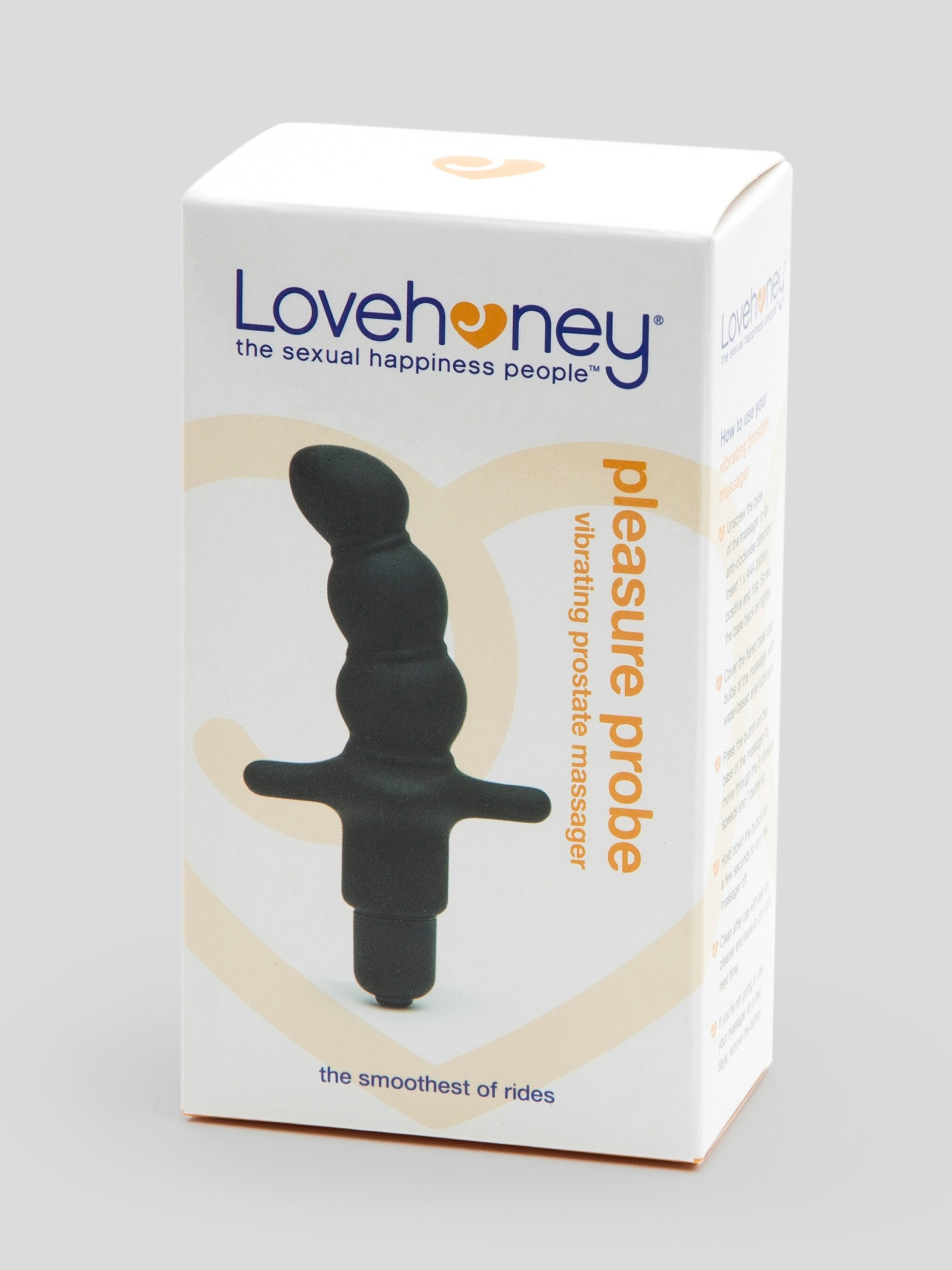 Lovehoney Pleasure Probe 10 Function Vibrating Prostate Massager, Black, hi-res